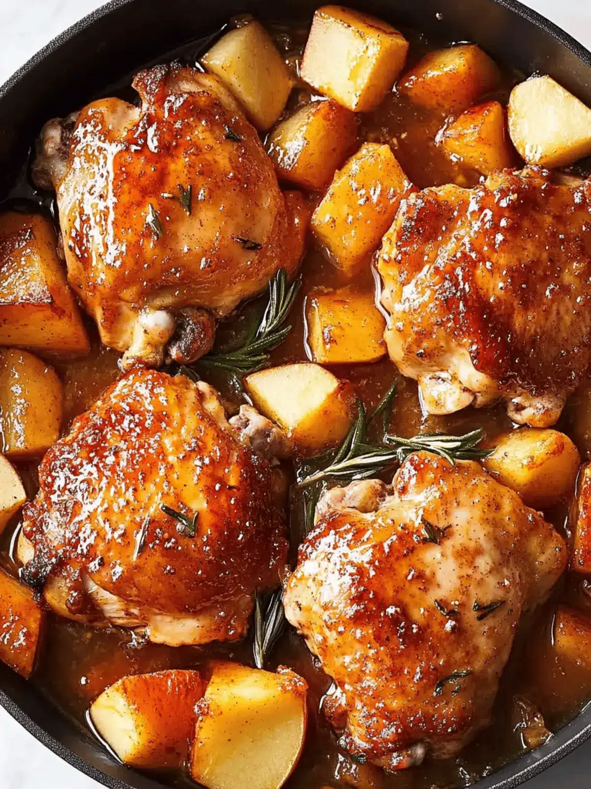 Apple Cider Glazed Chicken