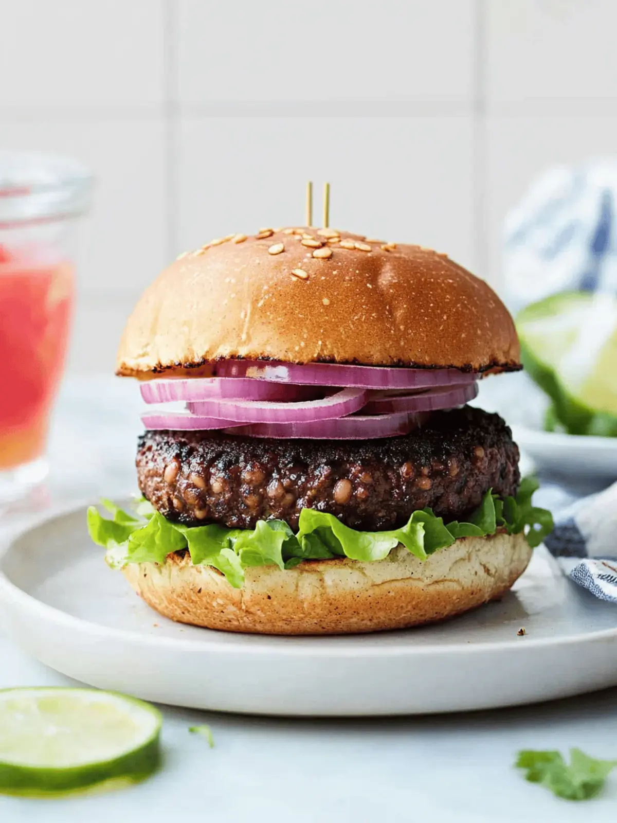 Easy Black Bean Burger