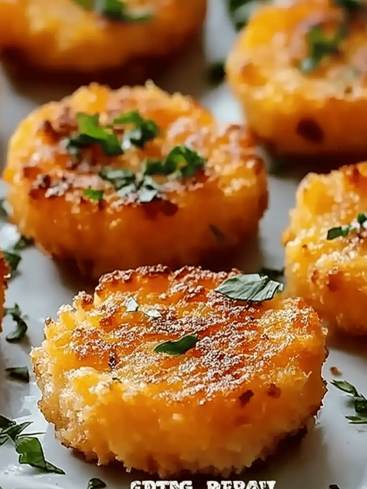 Crispy Smashed Carrots Bites