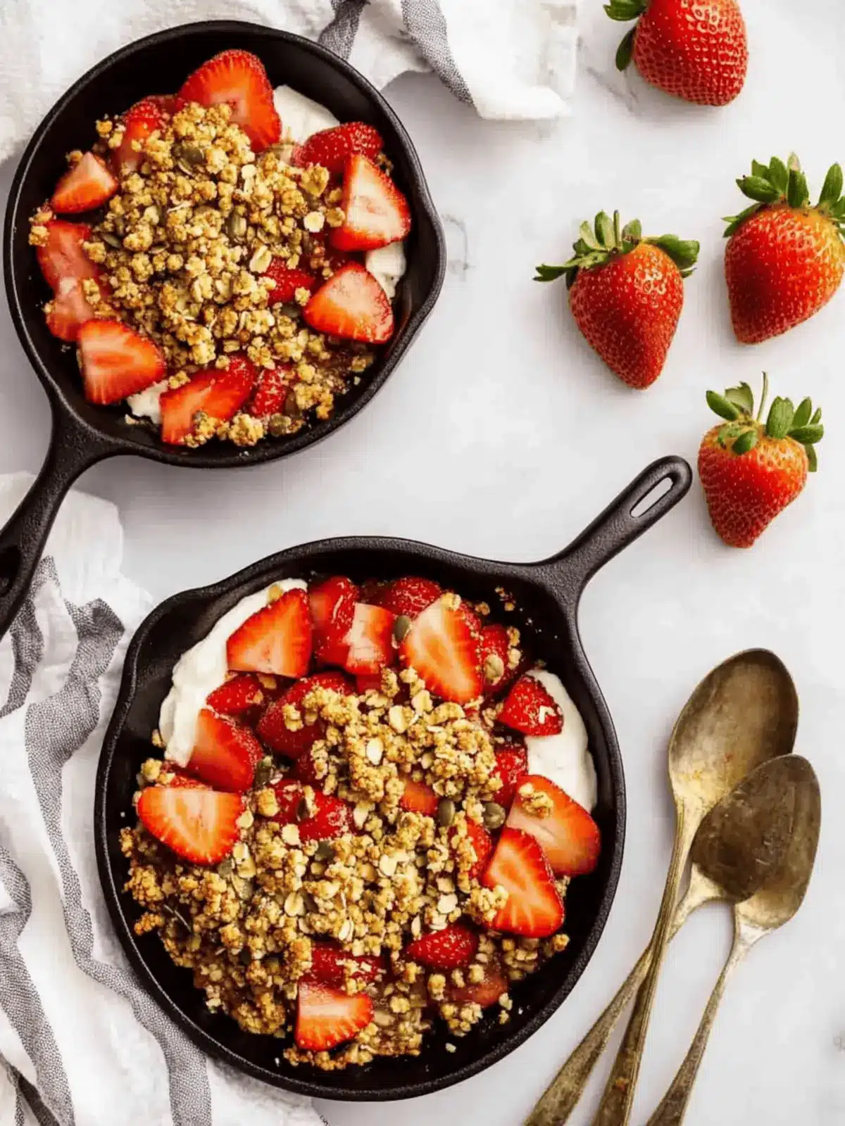 Delicious Summer Strawberry Crumble That's Gluten-Free & Vegan 3 Summer Strawberry Crumble