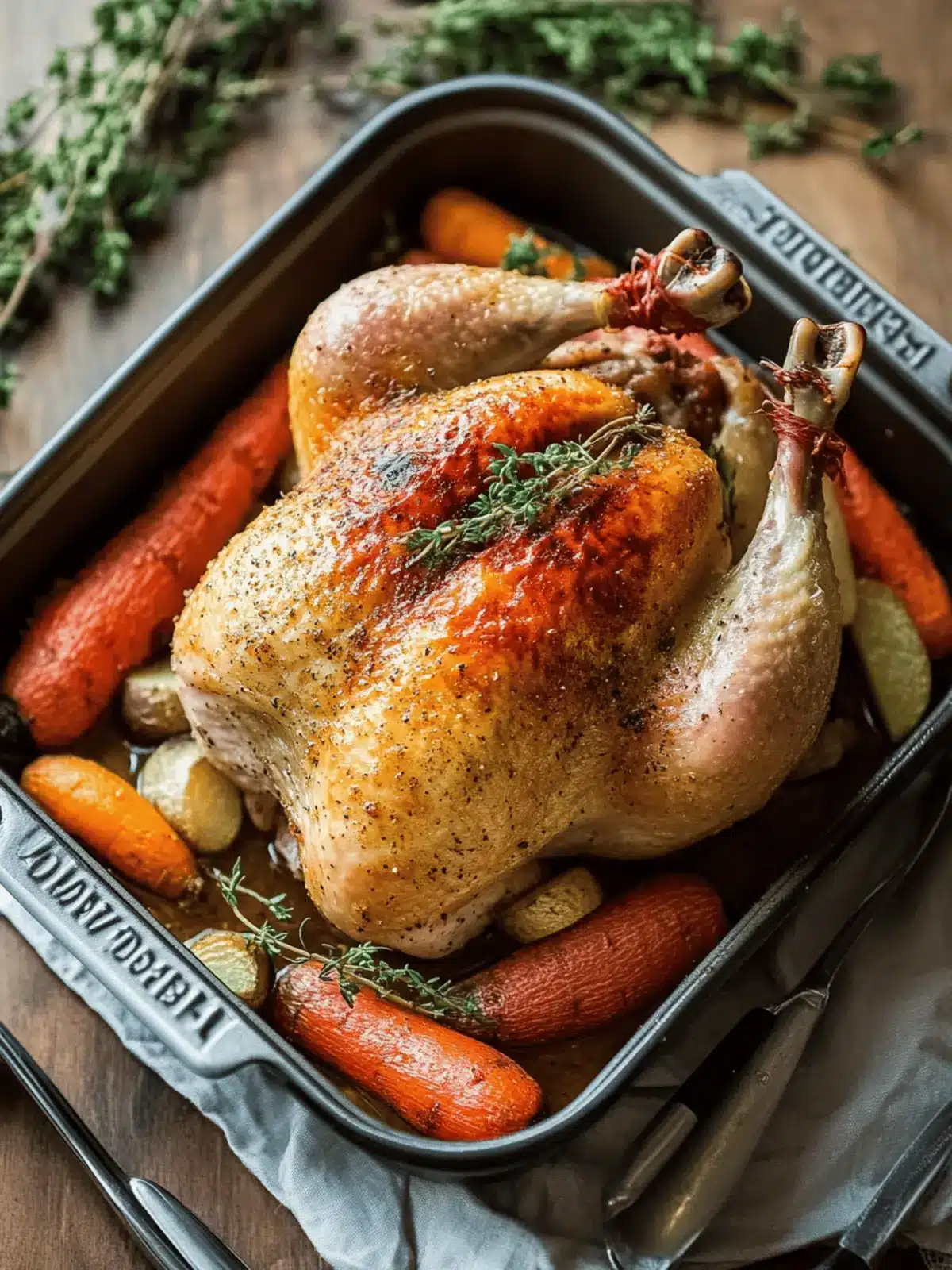 Roast Chicken with Root Vegetables