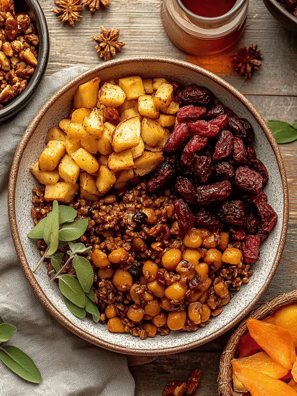 Vegan Fall Harvest Farro Bowl