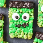 Frankenstein Rice Krispies Treats