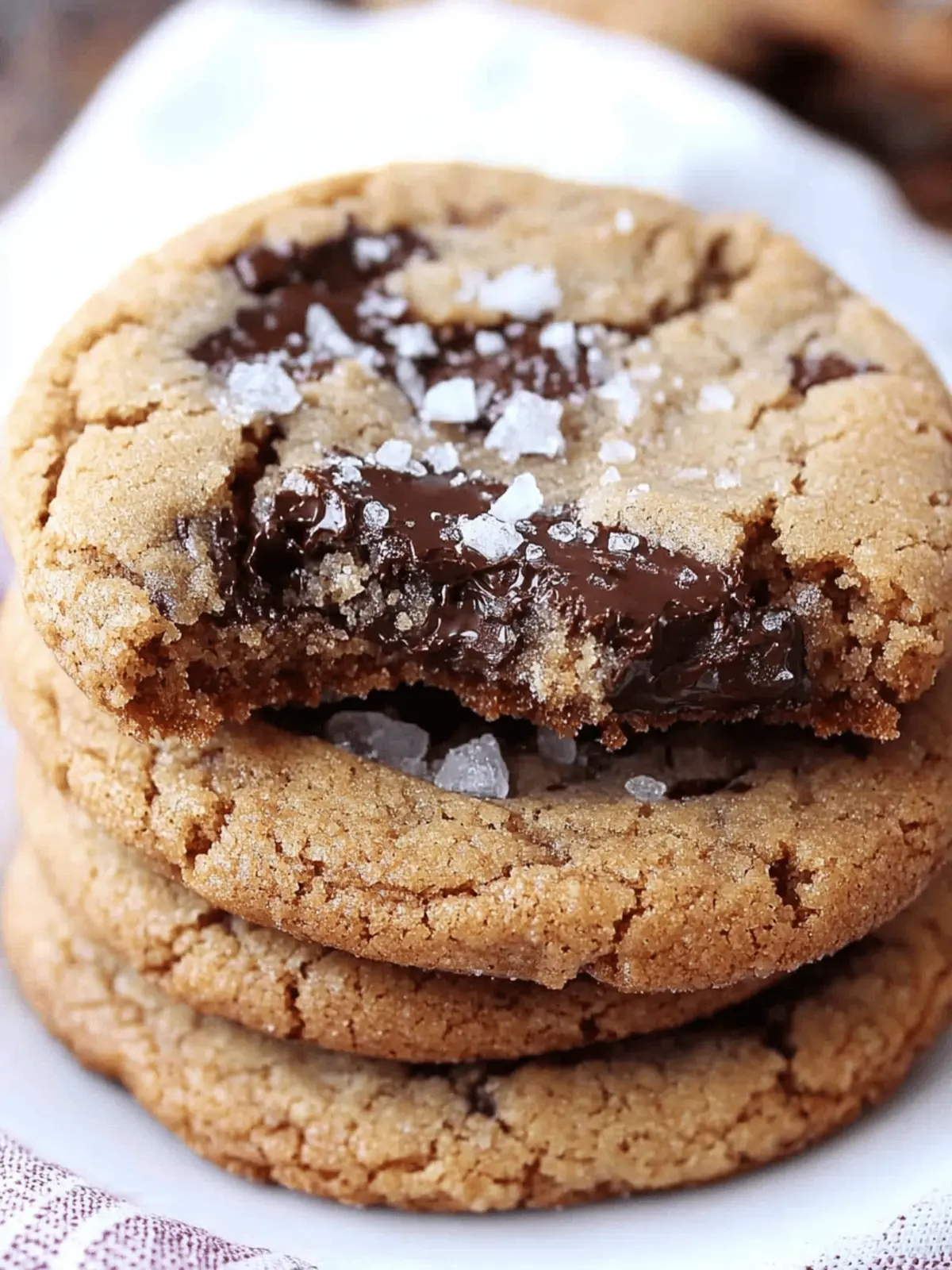 Sea Salt Chocolate Chunk Cookies