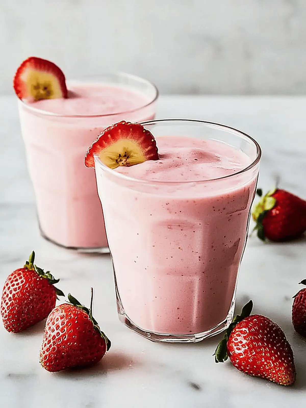 Delicious Strawberry Banana Smoothie for Ultimate Refreshment 2 Strawberry Banana Smoothie