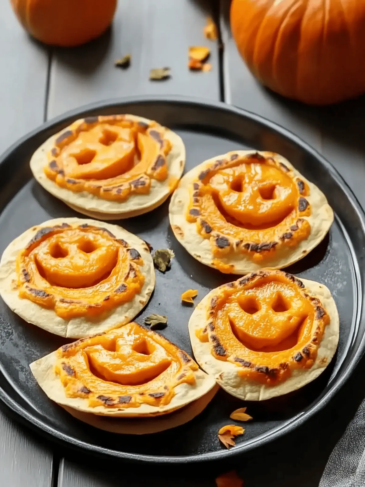 Cheesy Pumpkin Quesadillas