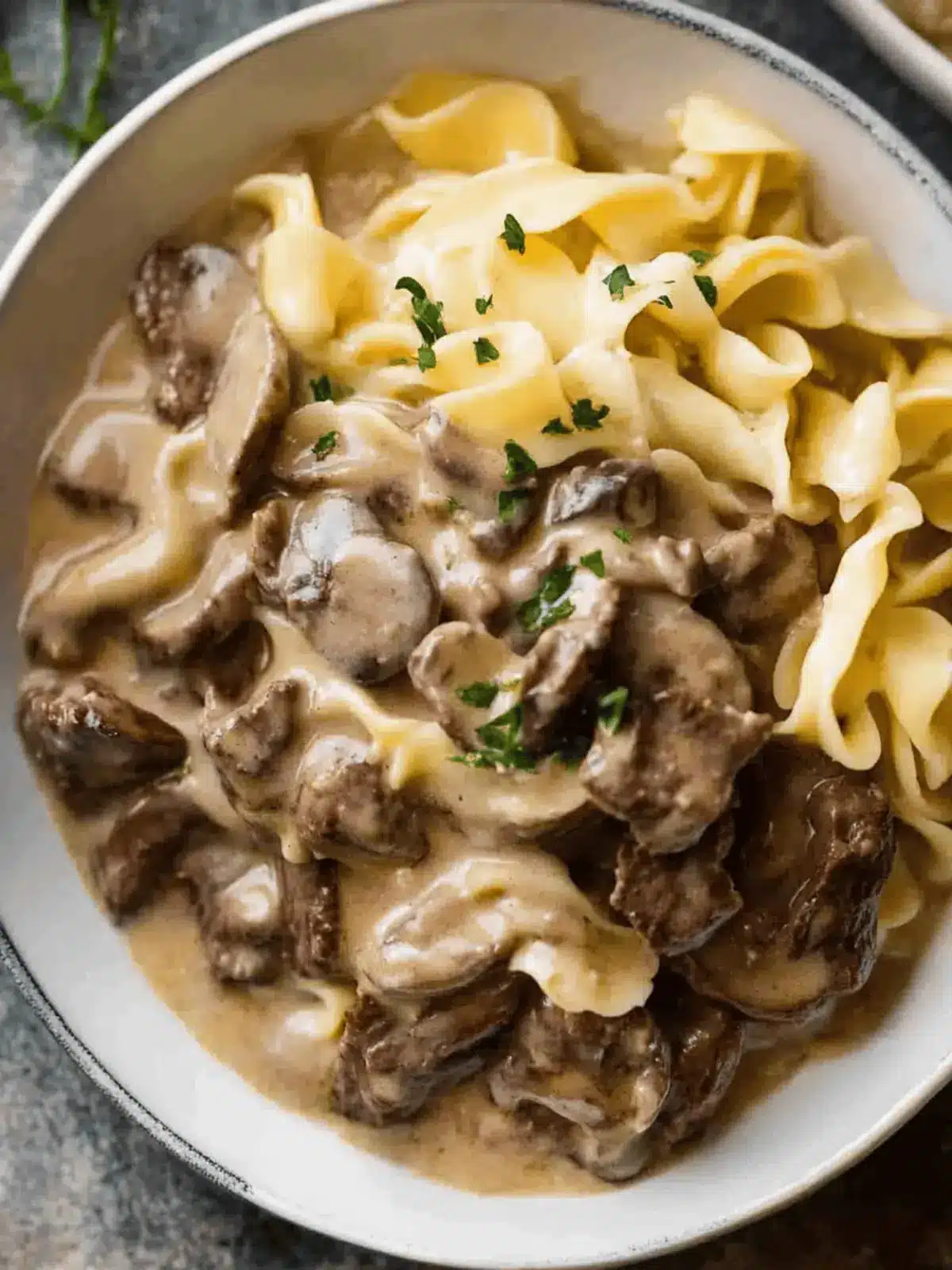 Beef Stroganoff