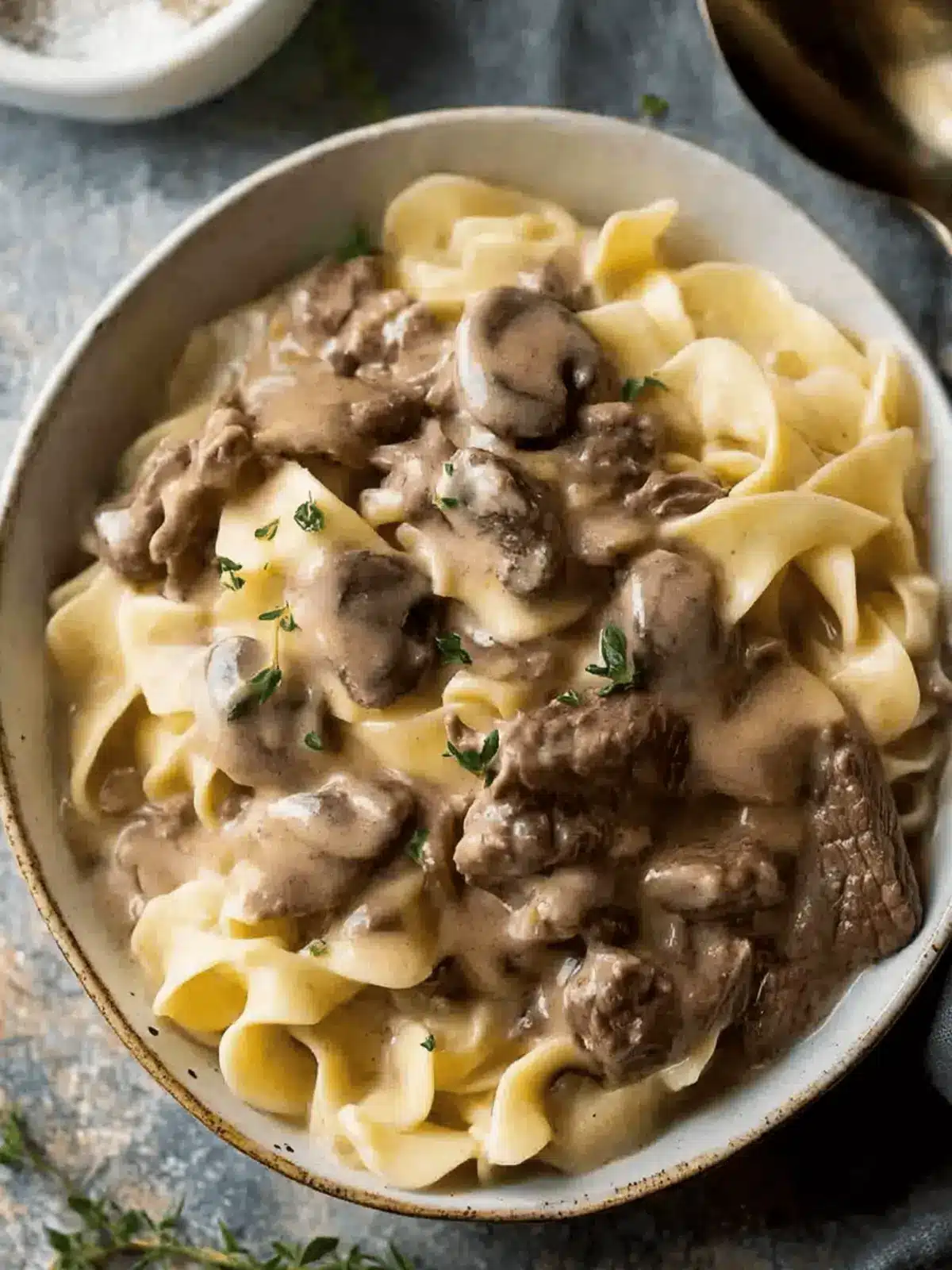 Beef Stroganoff