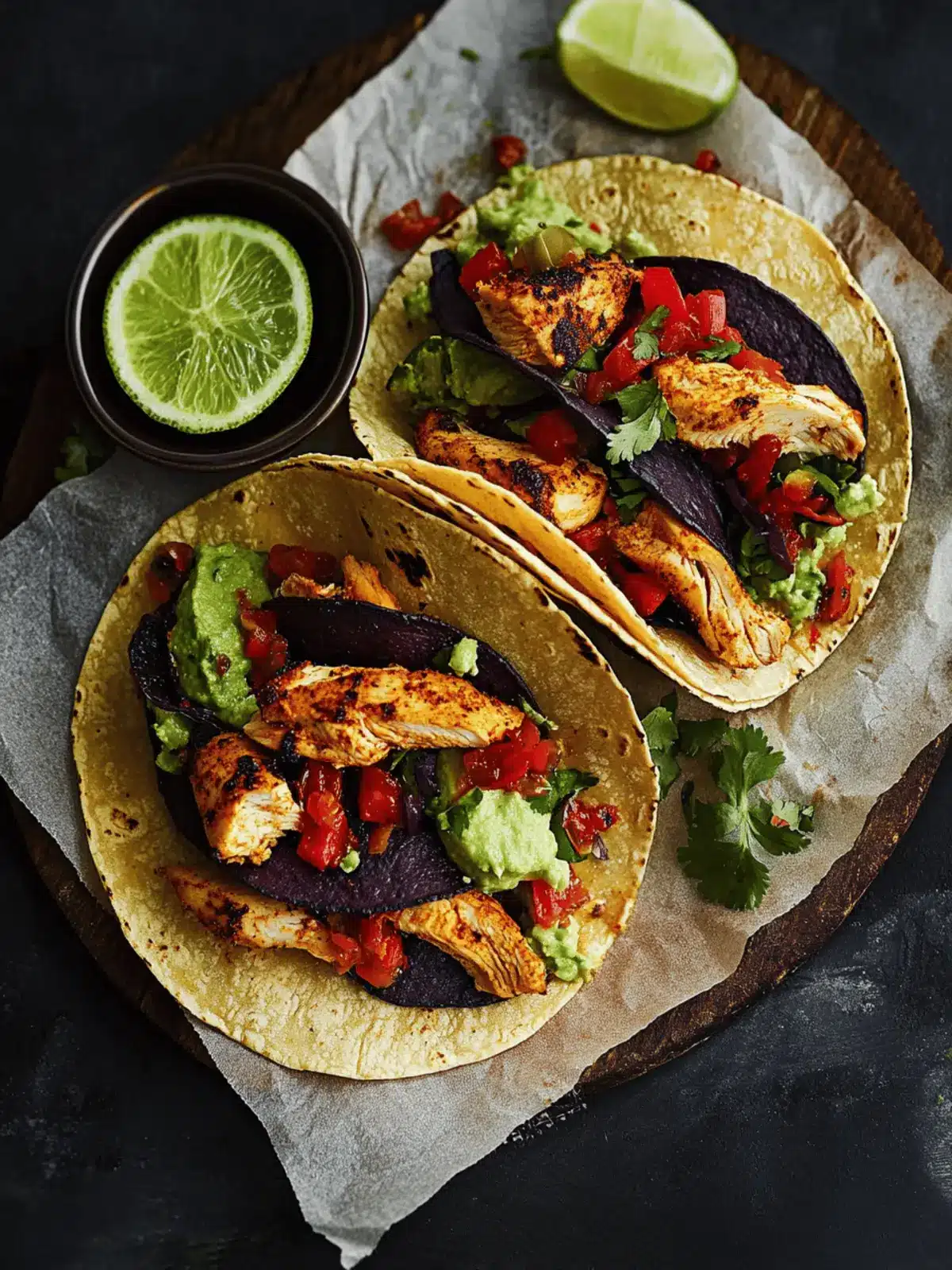 Cajun Chicken Tacos