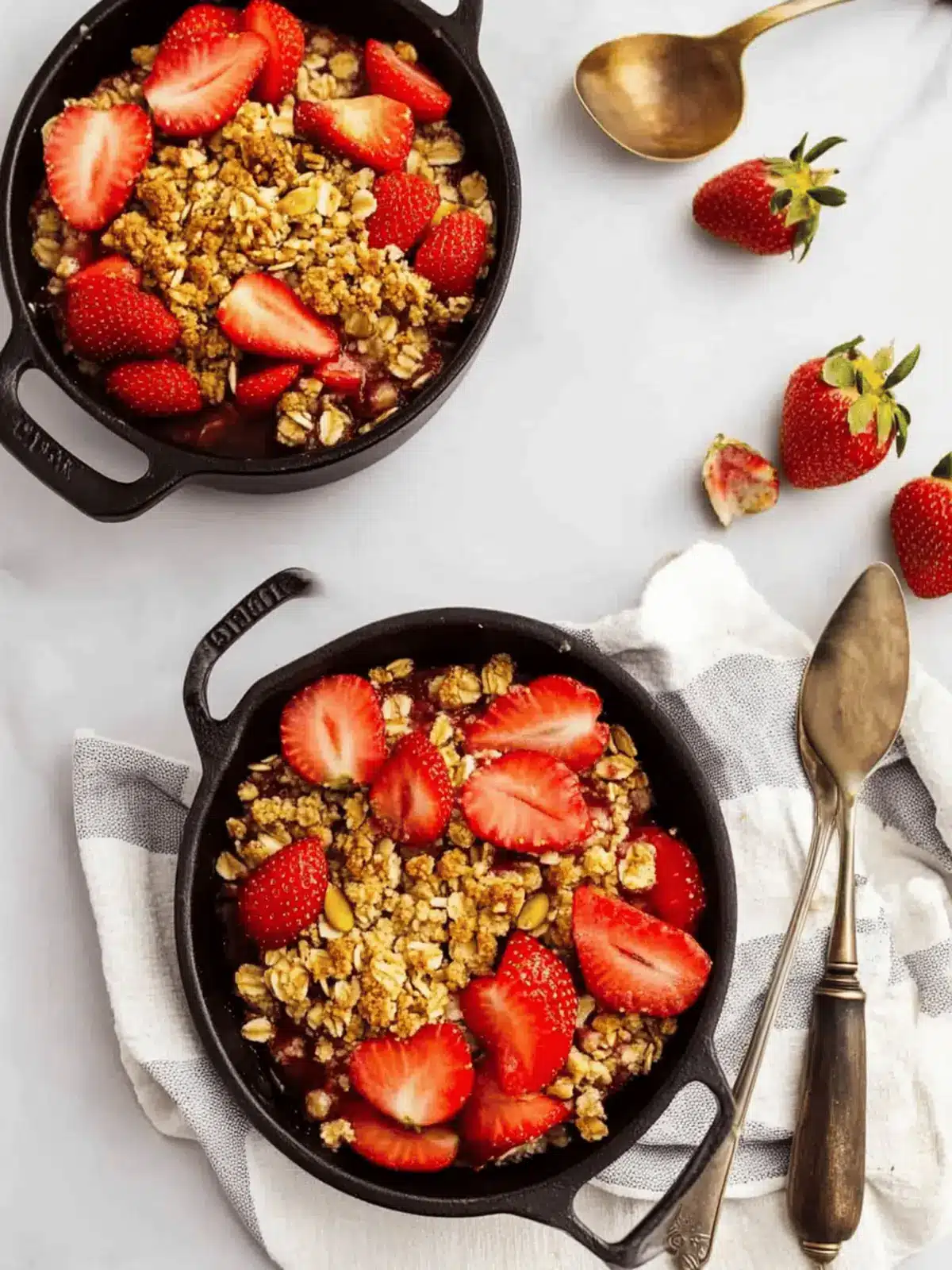 Delicious Summer Strawberry Crumble That's Gluten-Free & Vegan 4 Summer Strawberry Crumble