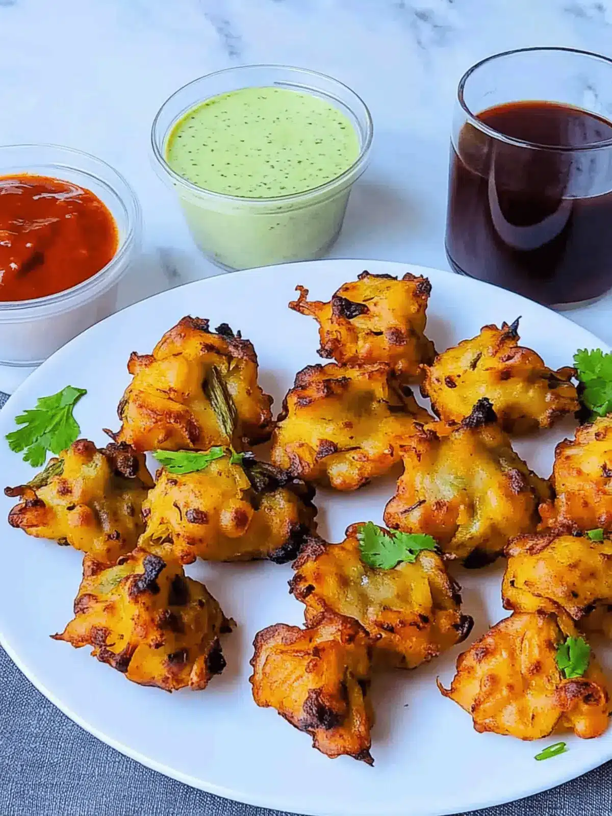 Air Fryer Onion Pakoda
