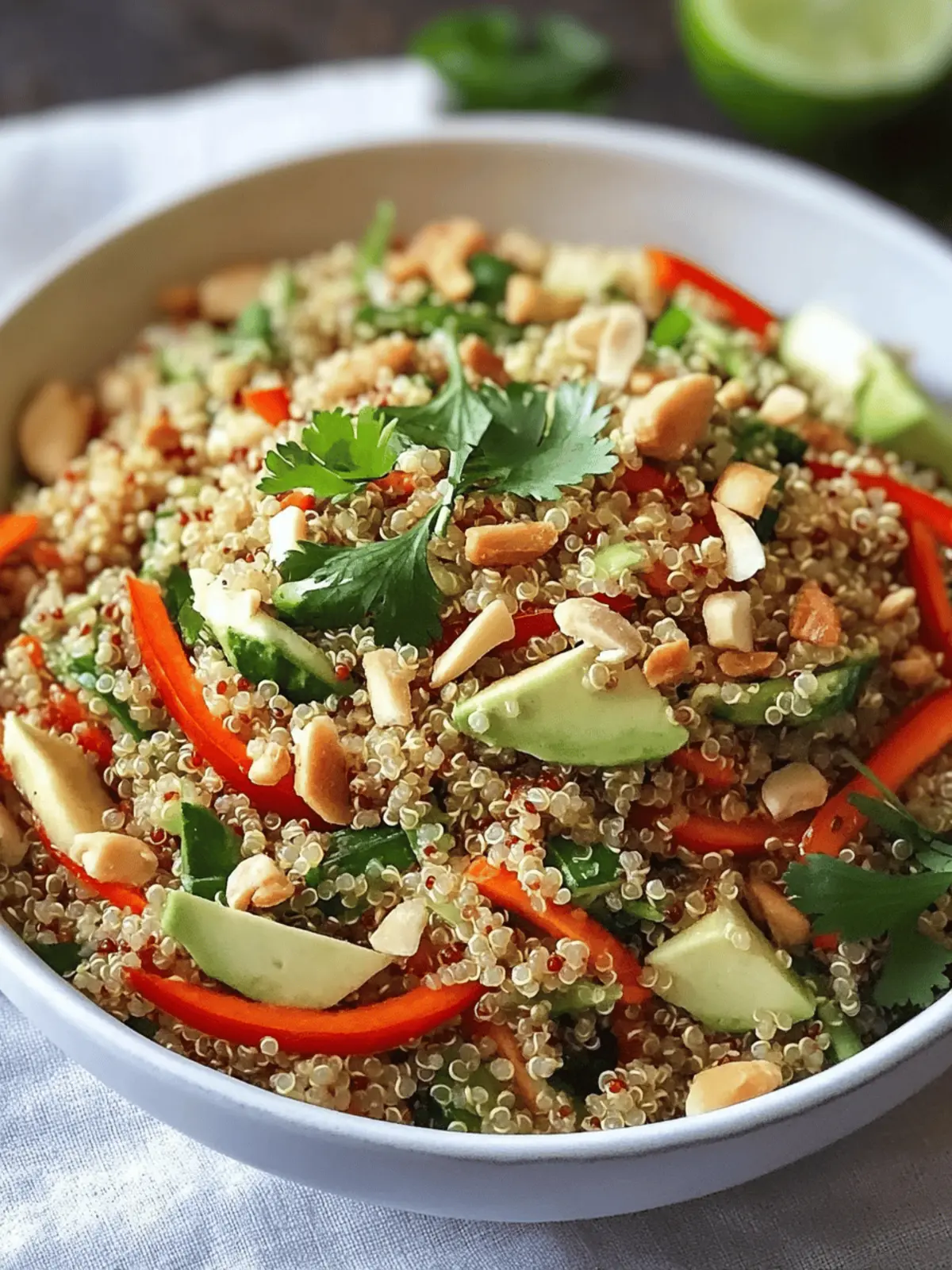 Thai Quinoa Crunch Salad