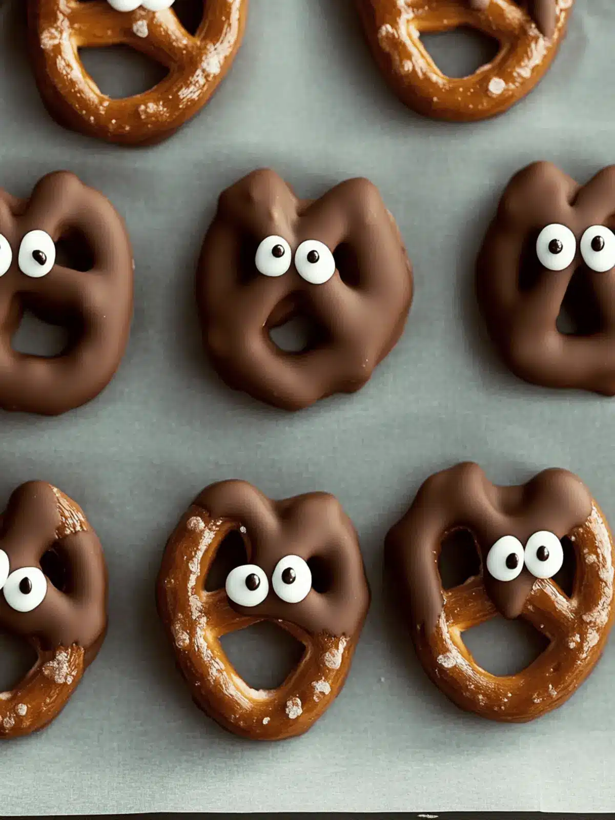 Halloween Chocolate Pretzels
