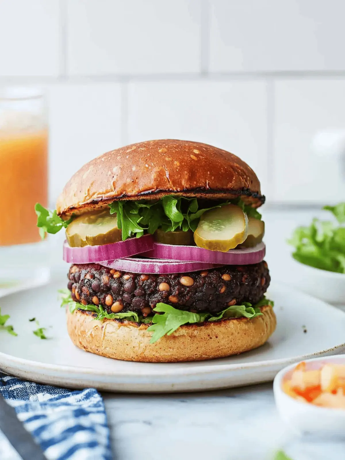 Easy Black Bean Burger