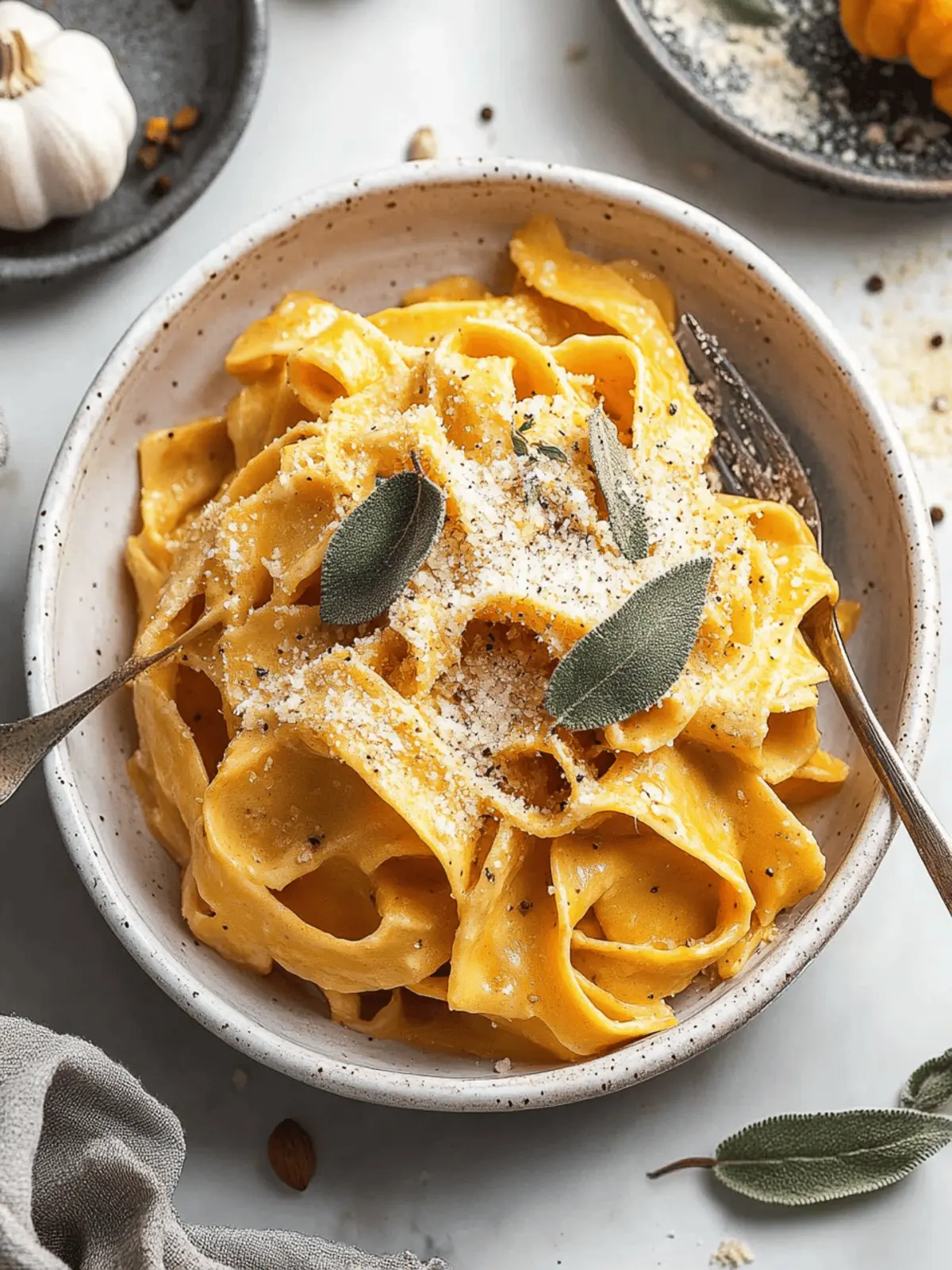 Pumpkin Alfredo Pasta