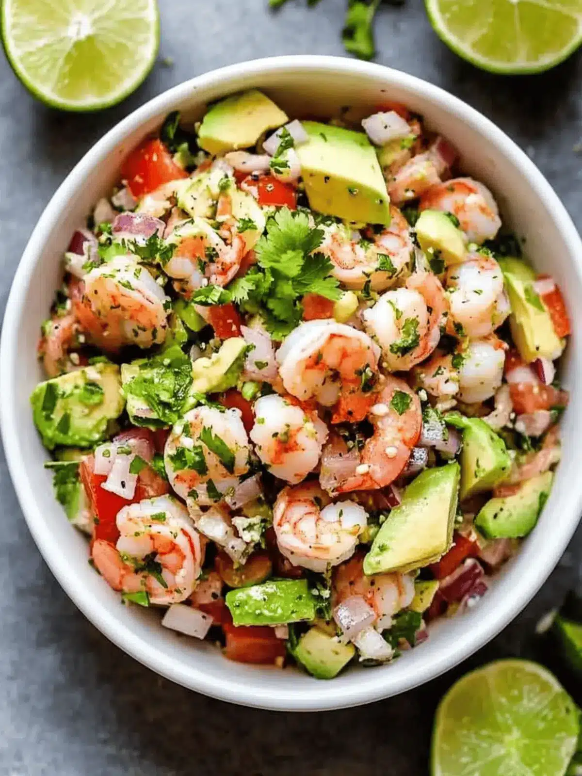 Zesty Lime Shrimp and Avocado Salad