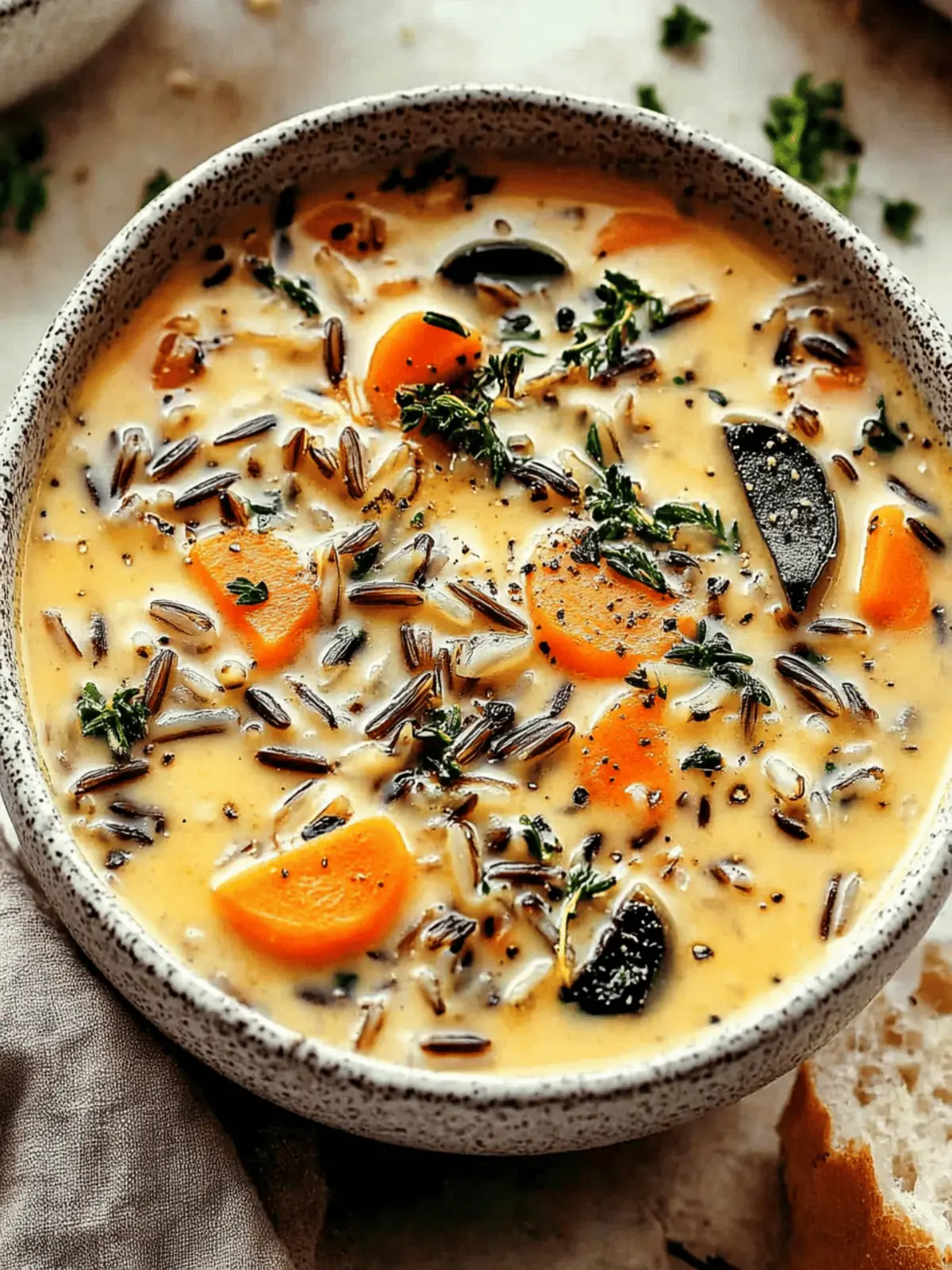 Autumn Wild Rice Soup