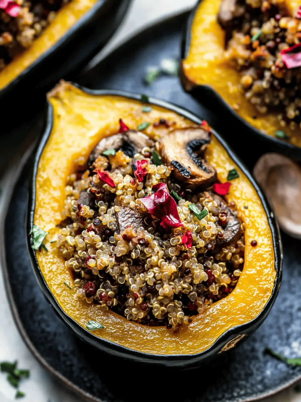 Mushroom and Quinoa Stuffed Acorn Squash for Cozy Evenings 3 Mushroom and Quinoa Stuffed Acorn Squash