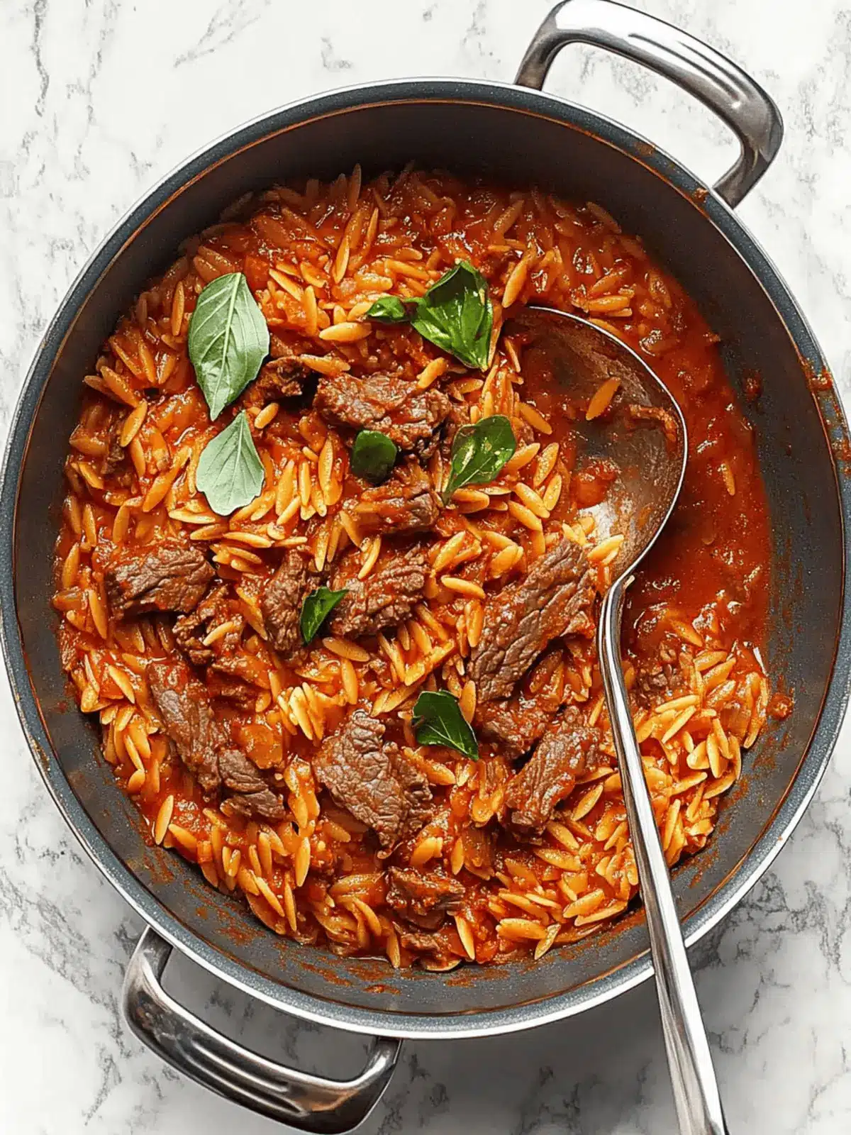 Beef Giouvetsi (Greek Beef Orzo Pasta)