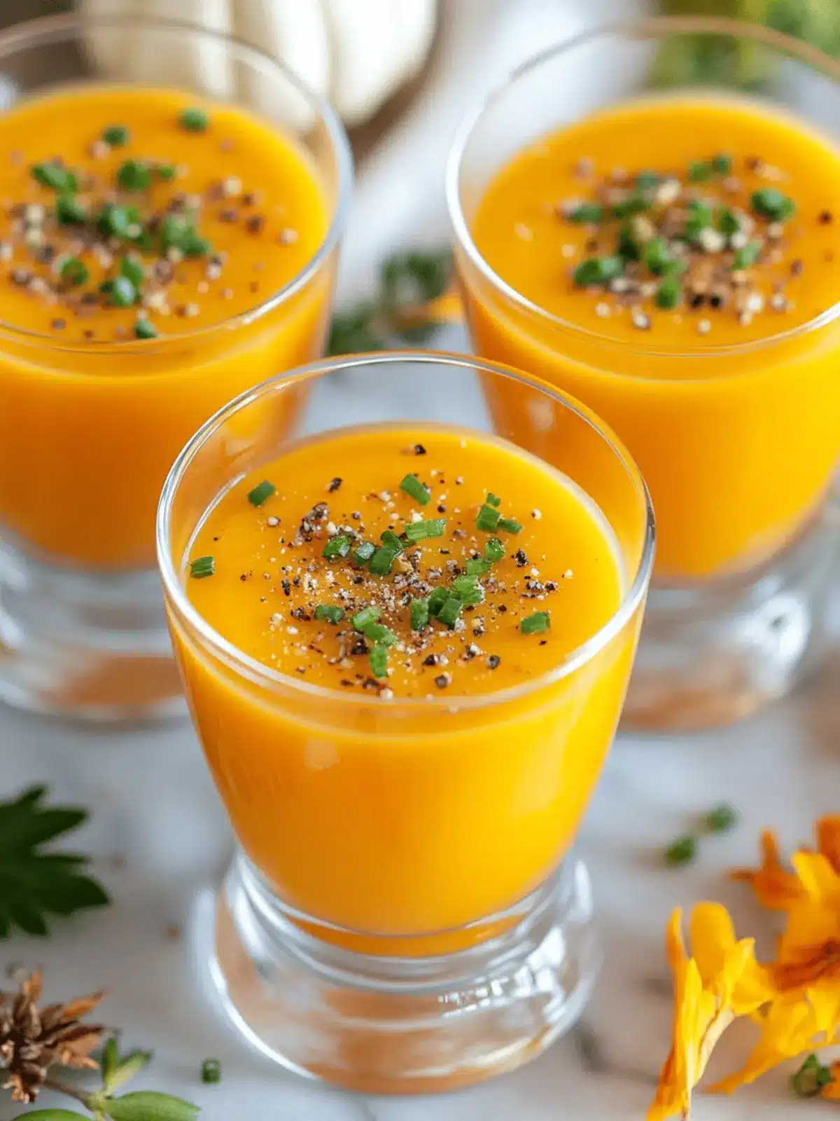 Savory Roasted Butternut Squash Soup Shooters for Cozy Evenings 4 Roasted Butternut Squash Soup Shooters