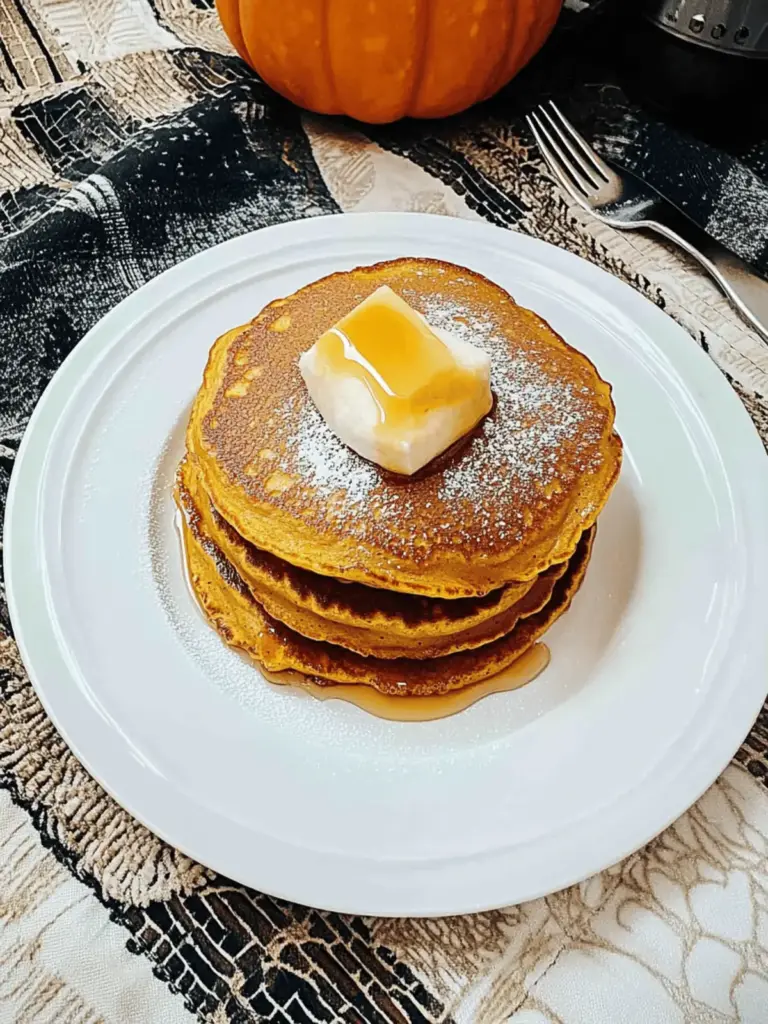 Pumpkin Spice Latte Pancakes
