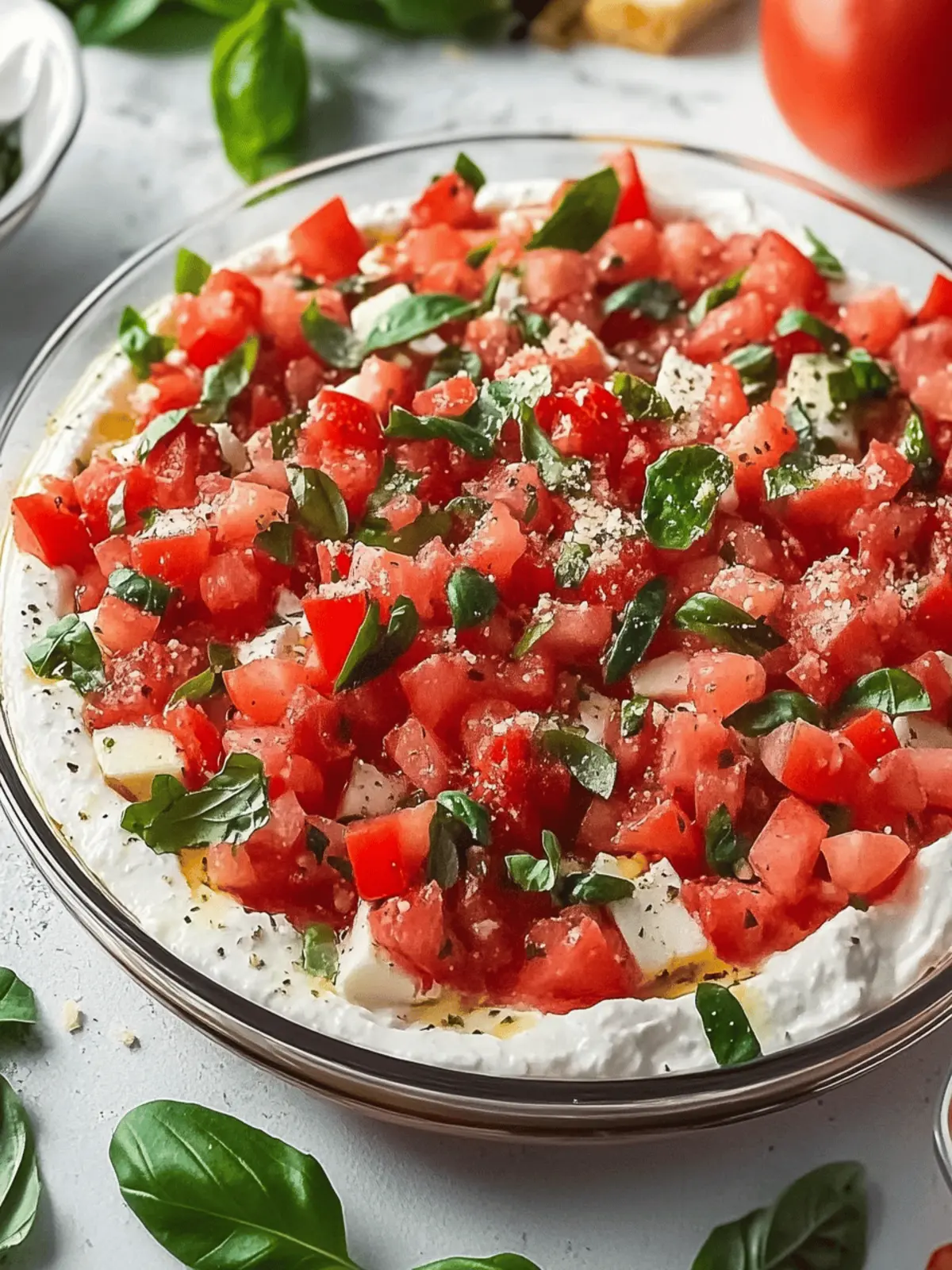 Savory Bruschetta Dip: Your No-Cook Summer Favorite 2 Bruschetta Dip