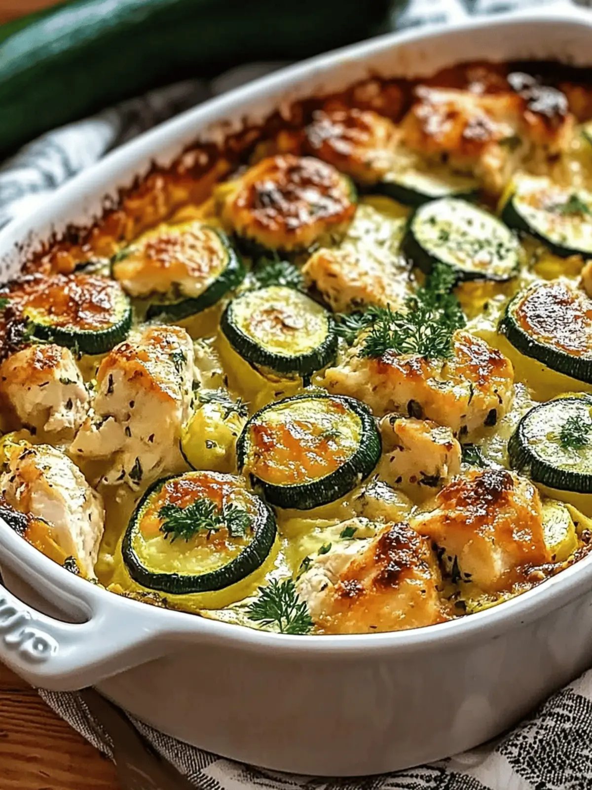 Easy Chicken Zucchini Bake for Busy Weeknight Dinners 2 Easy Chicken Zucchini Bake