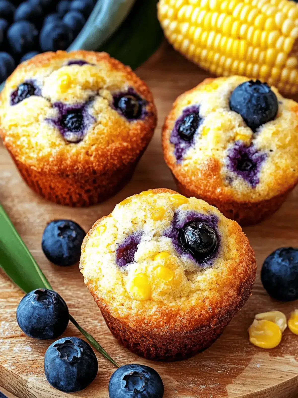 Blueberry Corn Muffins that Brighten Your Breakfast Vibe 3 Blueberry Corn Muffins