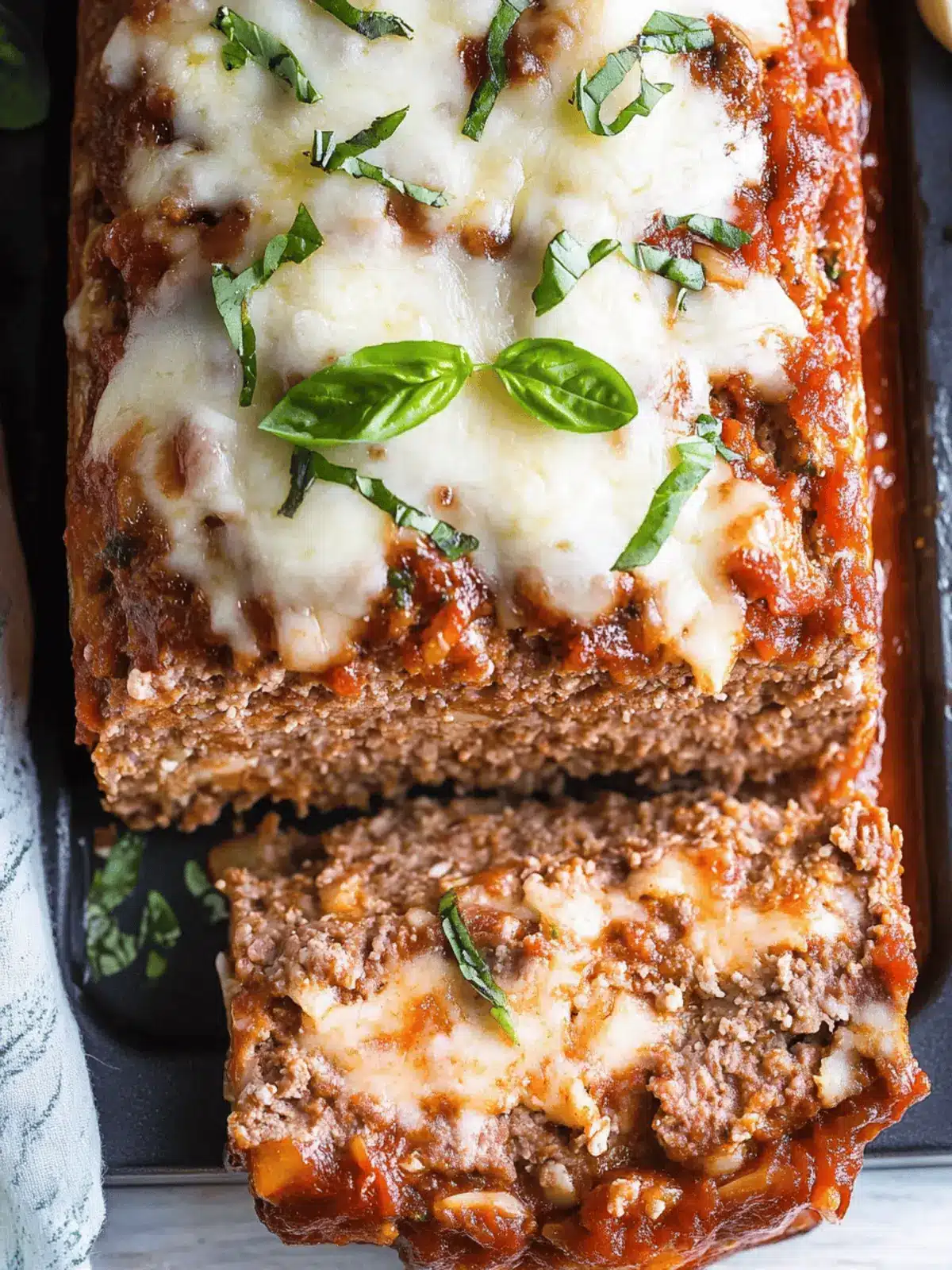 Irresistible Italian Meatloaf Loaded with Cheesy Goodness 4 Italian Meatloaf