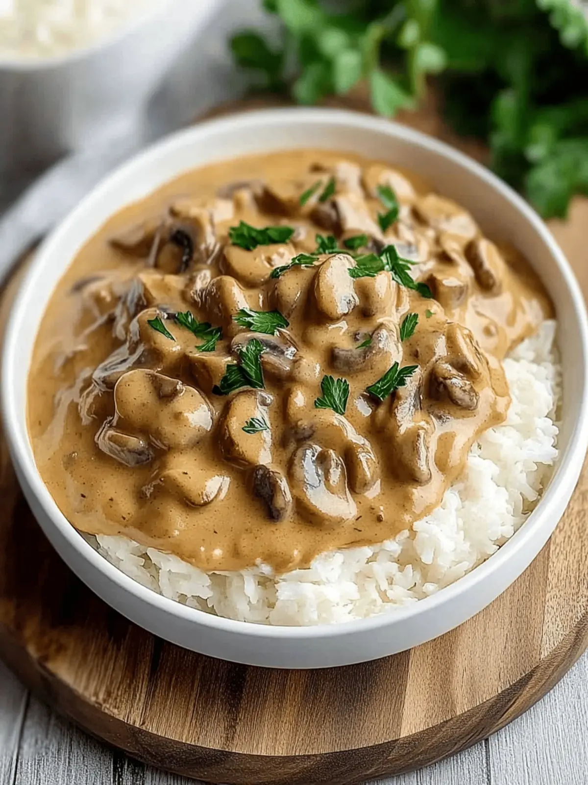 Savory Mushroom and Seitan Stroganoff for Cozy Nights 4 Mushroom and Seitan Stroganoff