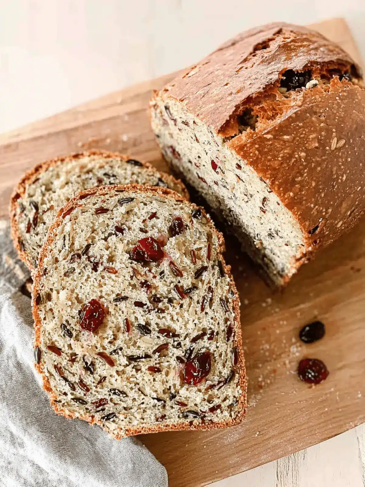Cranberry Wild Rice Bread: Nutty, Sweet, and Totally Irresistible 2 Cranberry Wild Rice Bread