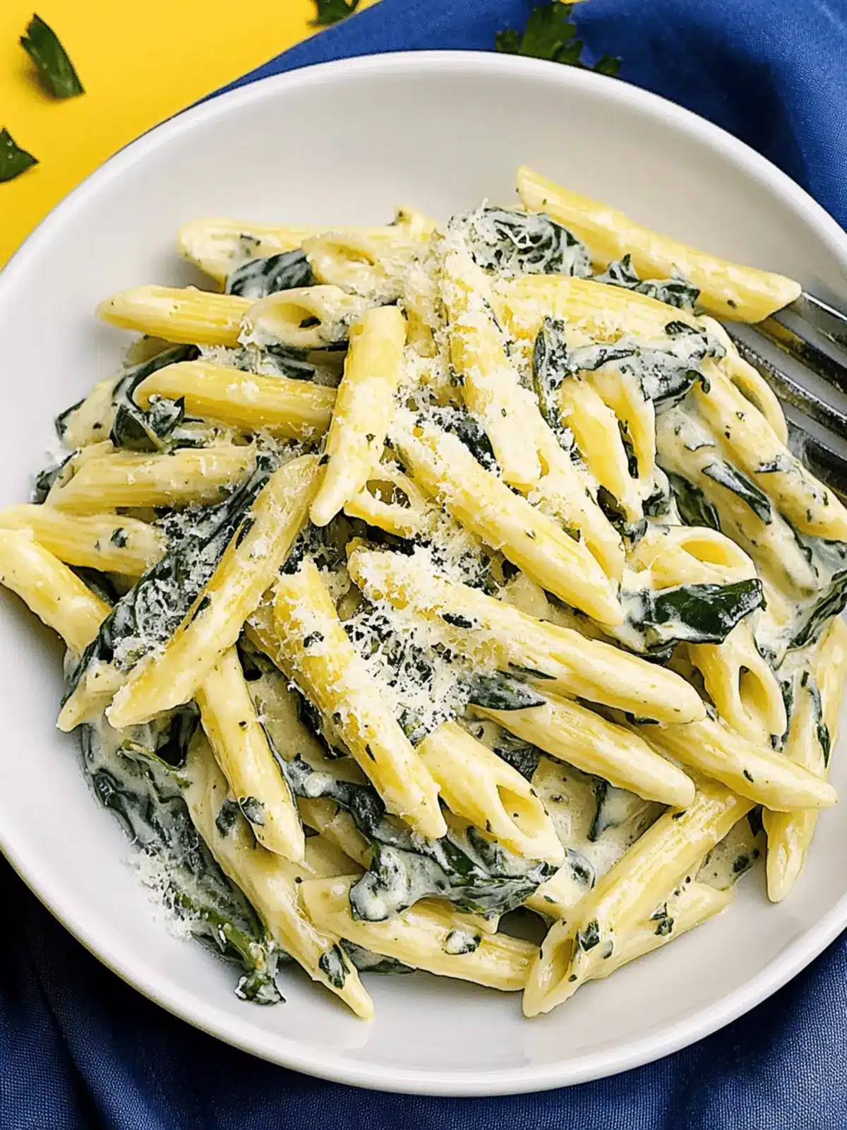 Creamy Garlic Parmesan Pasta with Spinach You’ll Love in 20 Minutes 2 Creamy Garlic Parmesan Pasta with Spinach