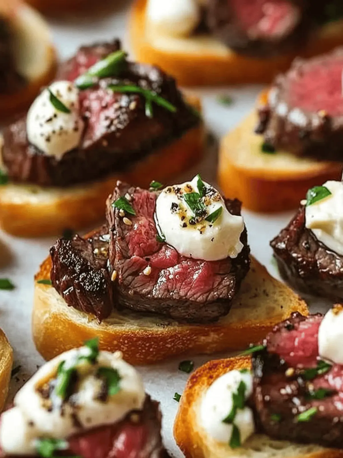 Steak Crostini Recipe: Perfectly Sweet, Savory & Tangy