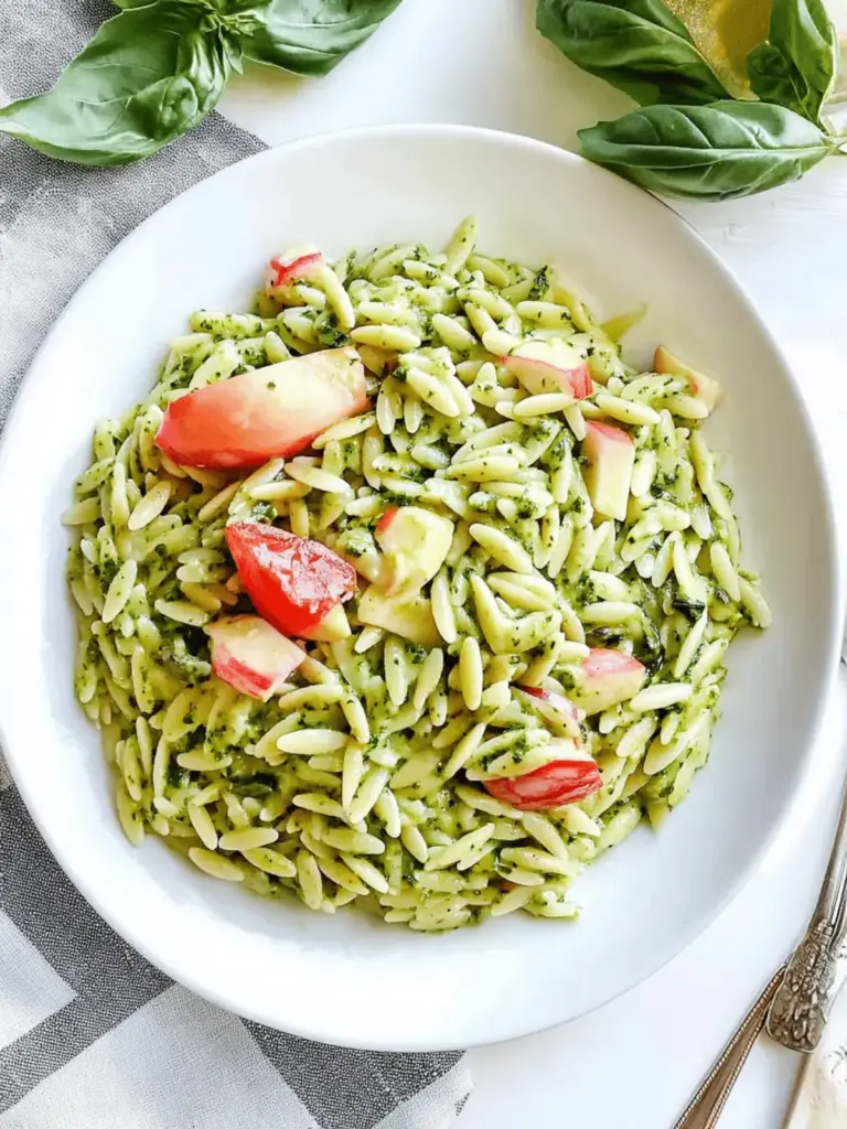 Pesto Orzo Salad