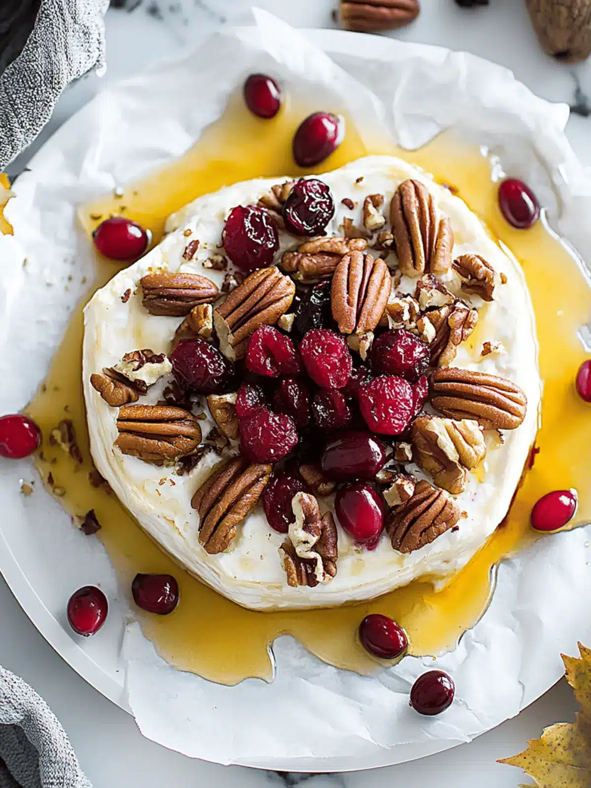 Savor This Baked Brie with Cranberries and Pecans Delight 4 Baked Brie with Cranberries and Pecans