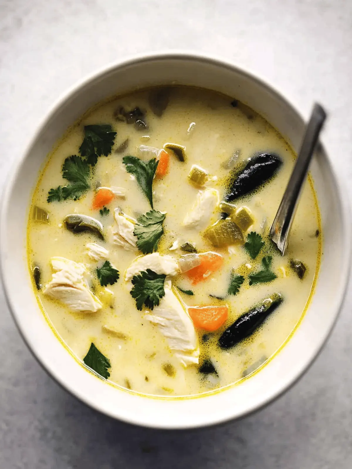 Cozy Up with Creamy Chicken Poblano Soup for Dinner Magic 4 Creamy Chicken Poblano Soup