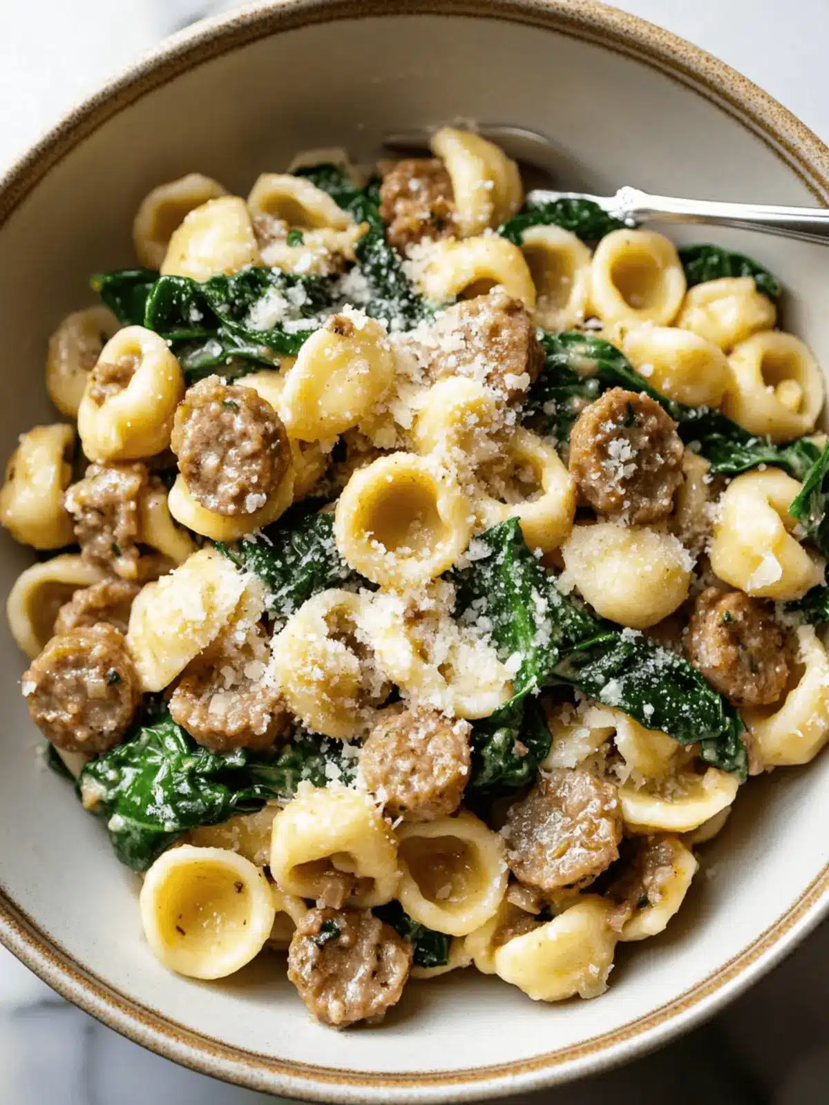 Orecchiette with Sausage and Spinach: A 30-Minute Delight 2 Orecchiette with Sausage and Spinach