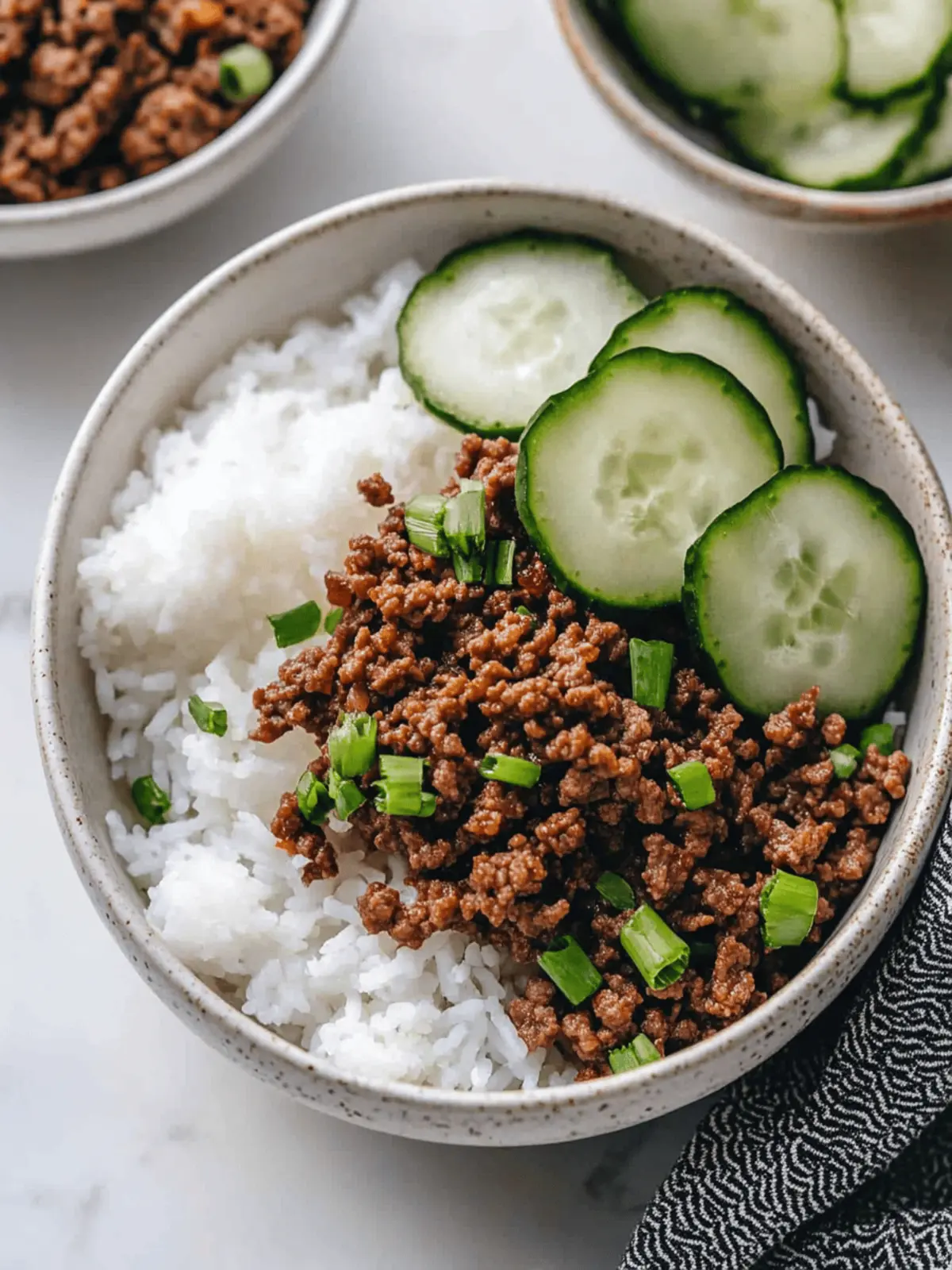 Delicious Korean Ground Beef Bowl Quick & Easy Family Delight 2 Delicious Korean Ground Beef Bowl (Quick & Easy)