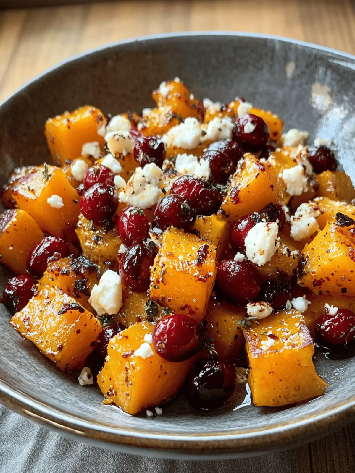 Roasted Butternut Squash with Cranberries and Feta Bliss Awaits 5 Roasted Butternut Squash with Cranberries and Feta Bliss