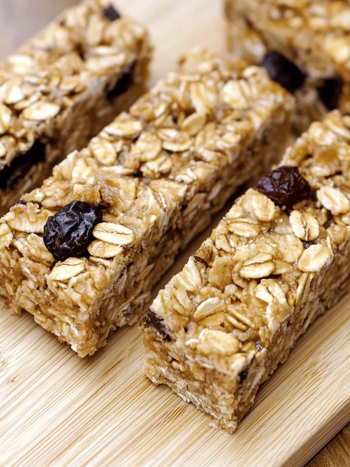 Easy No Bake Granola Bars for Quick Energizing Snacks 2 Easy No Bake Granola Bars