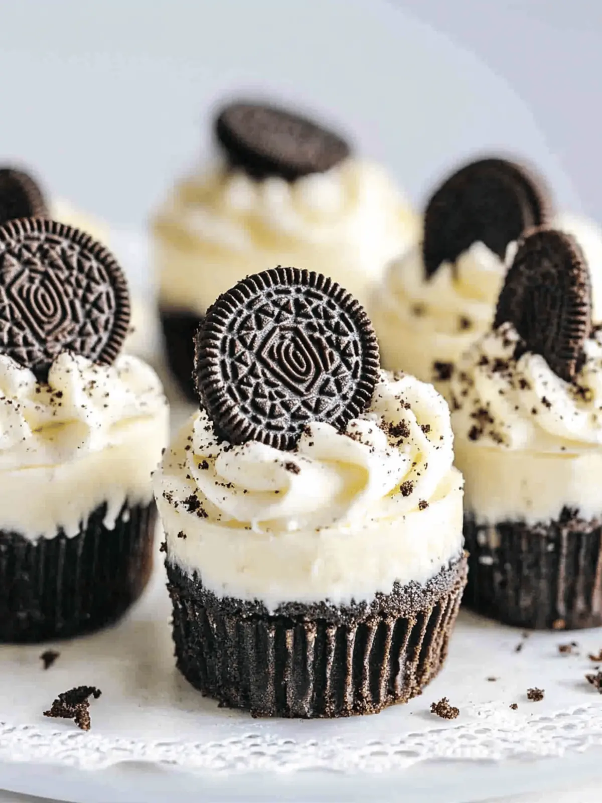 Irresistible Mini Oreo Cheesecake Bites You Can Make Ahead 3 Mini Oreo Cheesecake Bites