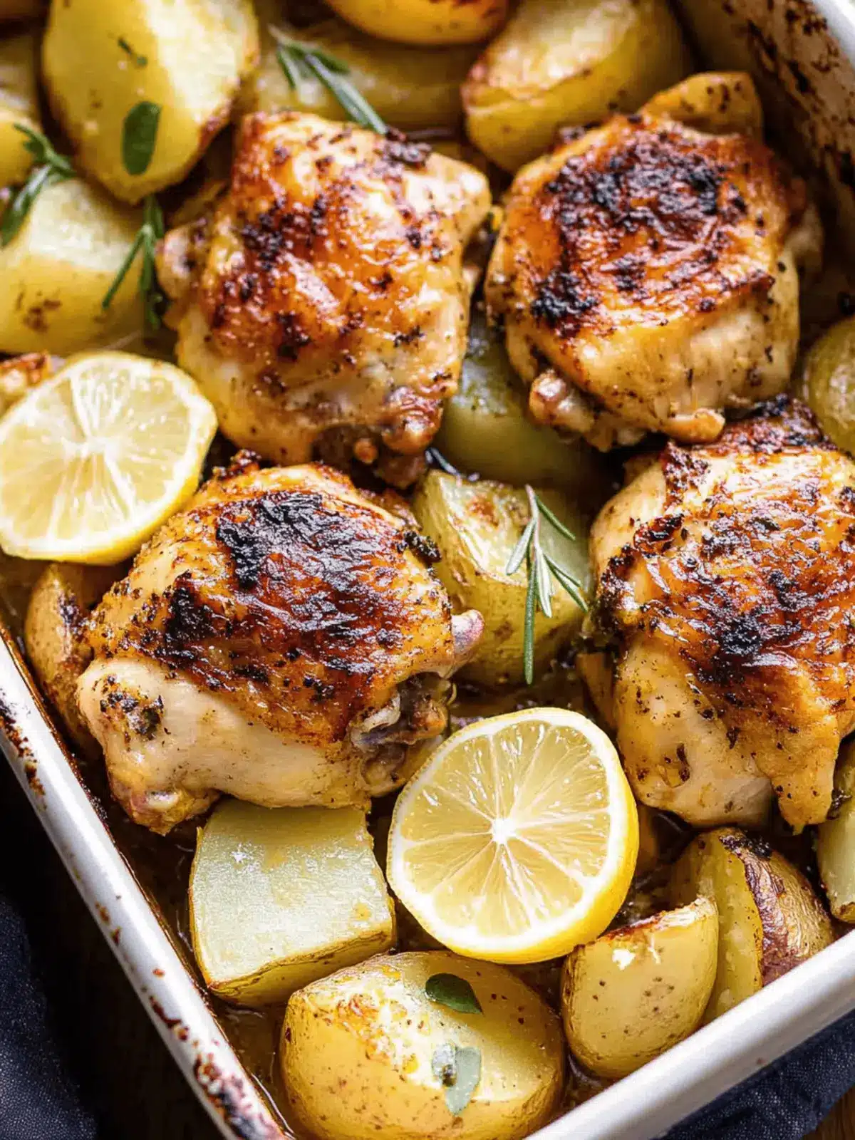 Crusty Lemon Chicken and Potatoes
