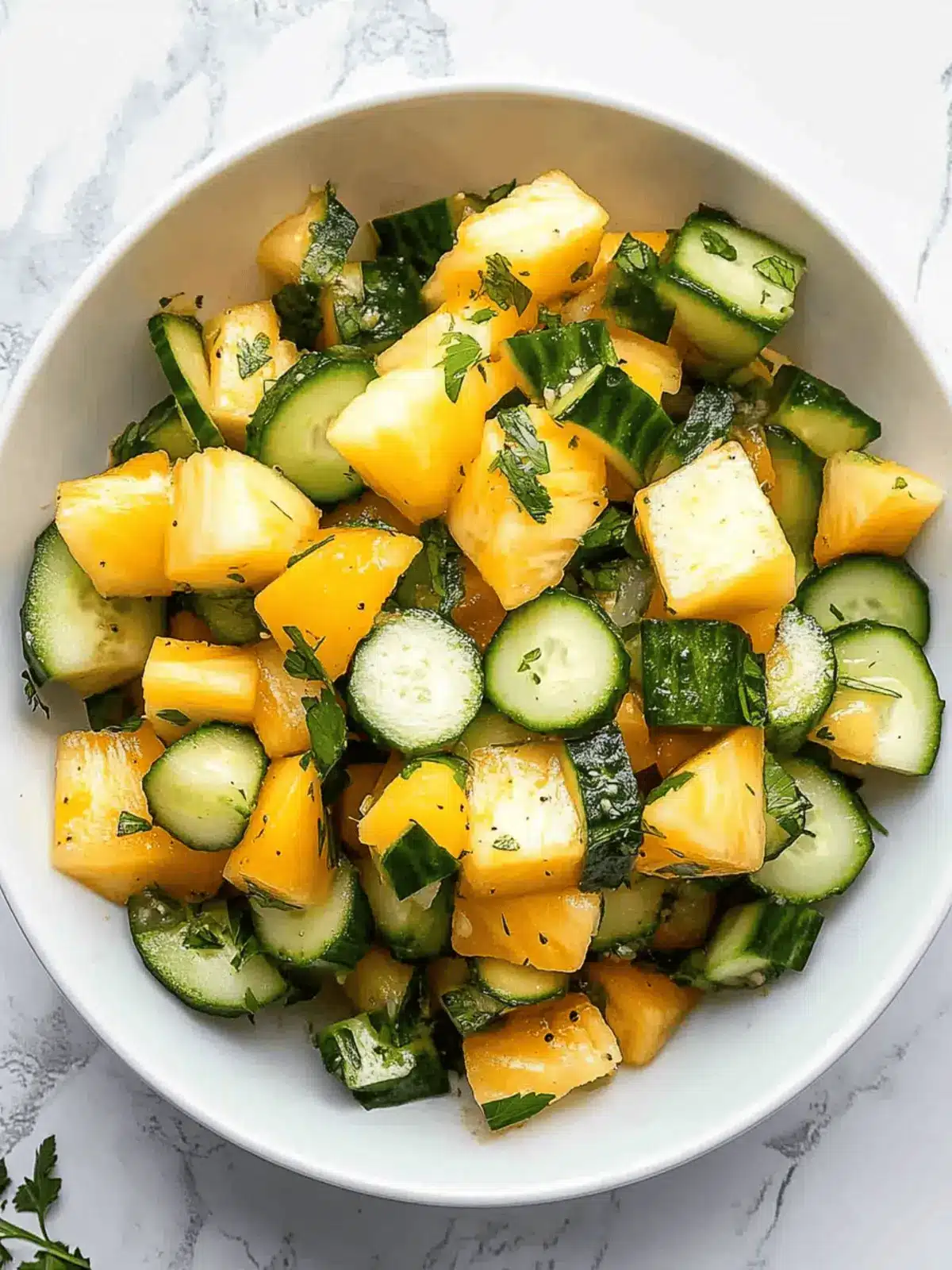 Zesty Spicy Pineapple Cucumber Salad for a Fresh Twist 2 Spicy Pineapple Cucumber Salad