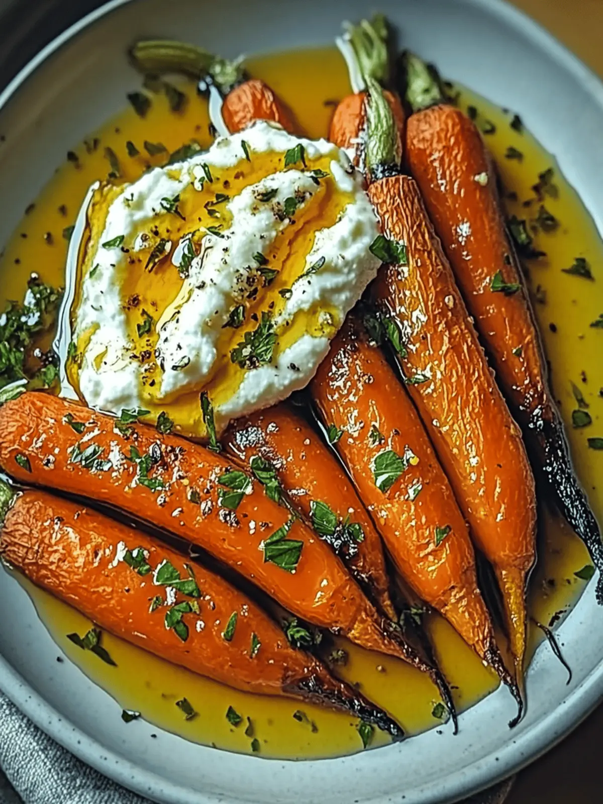 Roasted Carrots with Whipped Ricotta and Hot Honey Bliss 3 Roasted Carrots with Whipped Ricotta and Hot Honey