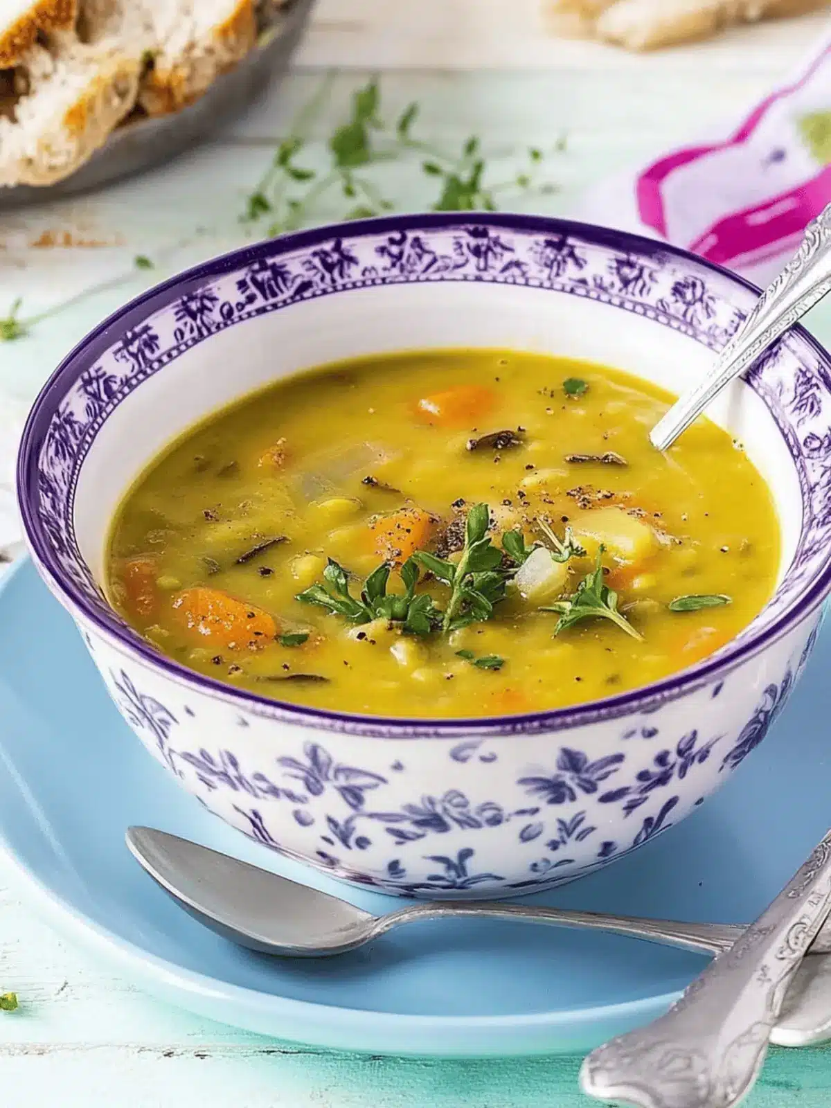 Hearty Split Pea Soup: Comforting Slow Cooker Delight 3 Split Pea Soup