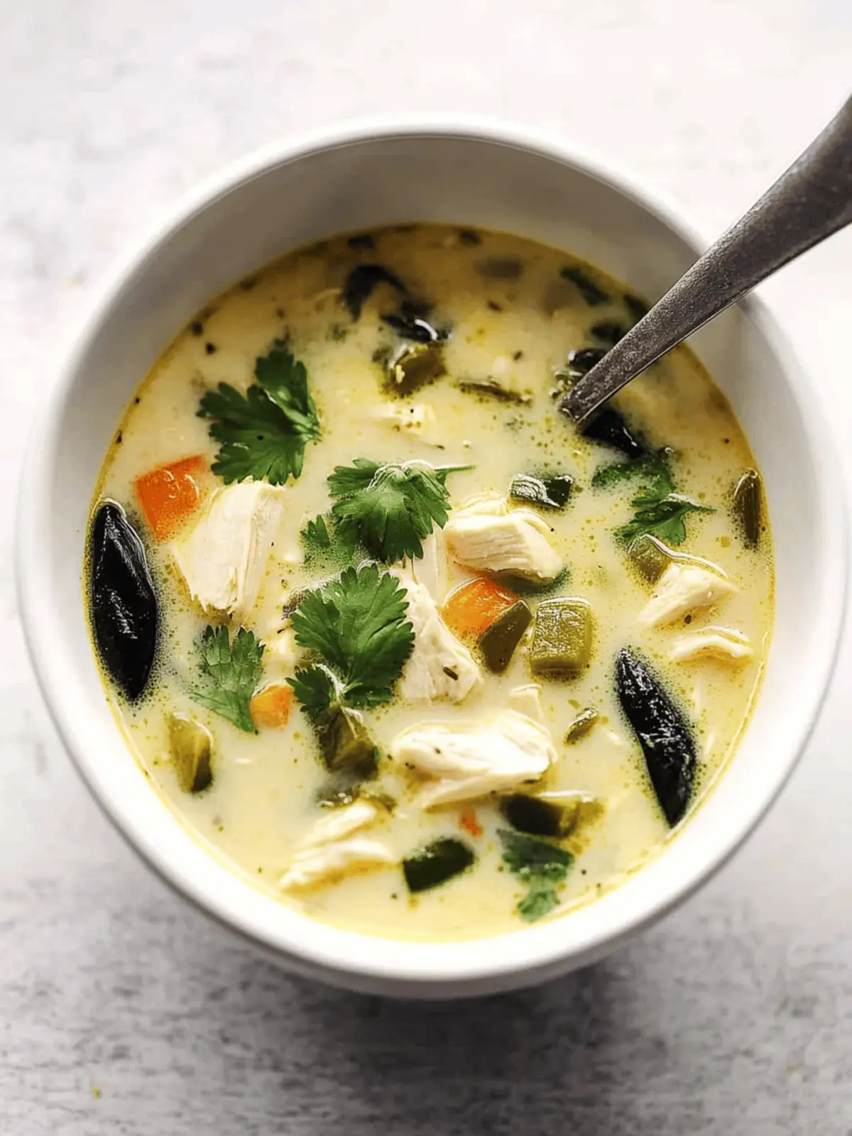 Cozy Up with Creamy Chicken Poblano Soup for Dinner Magic 3 Creamy Chicken Poblano Soup