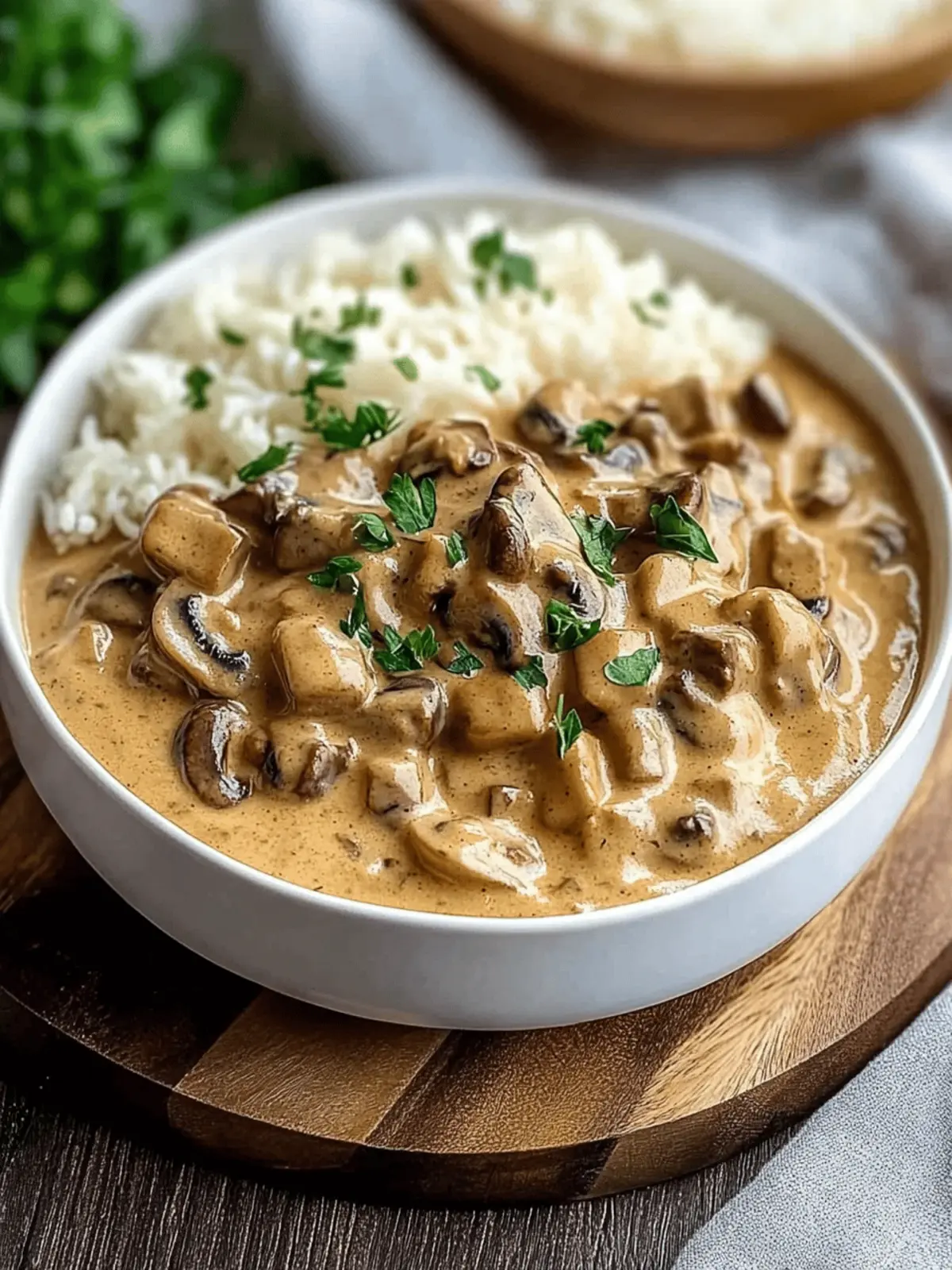 Mouthwatering Mushroom and Seitan Stroganoff for Cozy Nights 2 Mushroom and Seitan Stroganoff