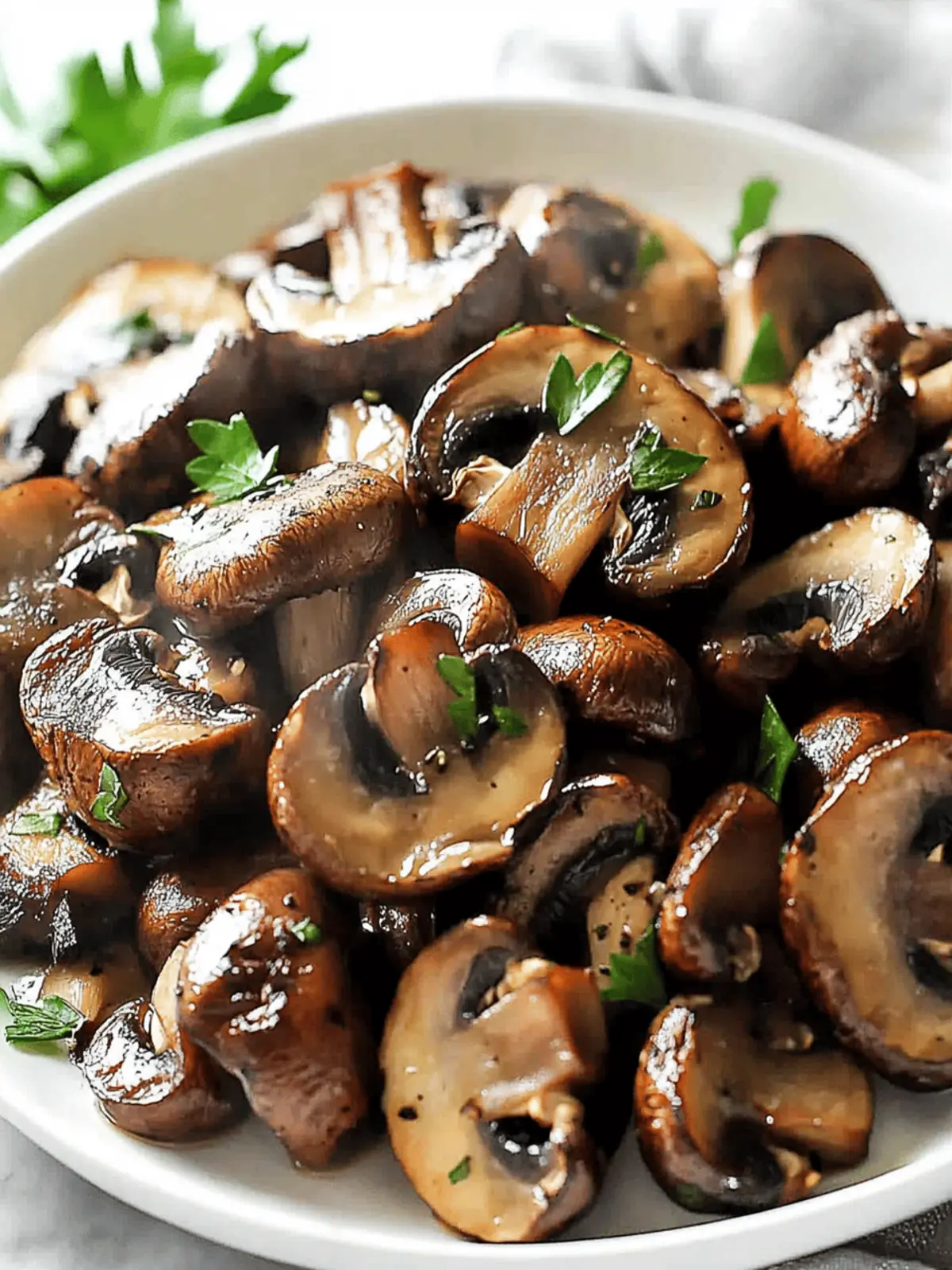 Savory Roasted Mushrooms with Butter and Garlic Magic 4 Roasted Mushrooms