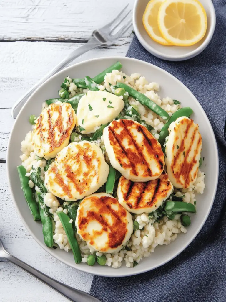 Grilled Halloumi Salad