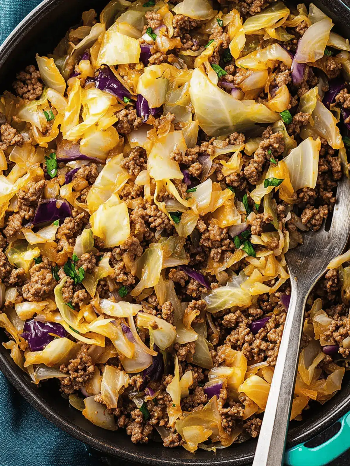 Ground Beef and Cabbage
